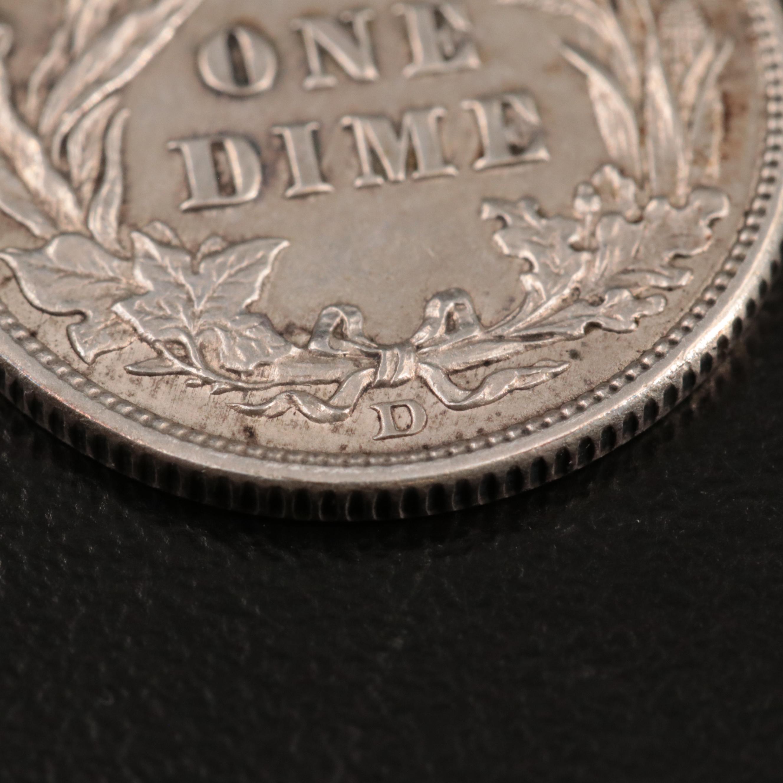 Two Barber Silver Dimes