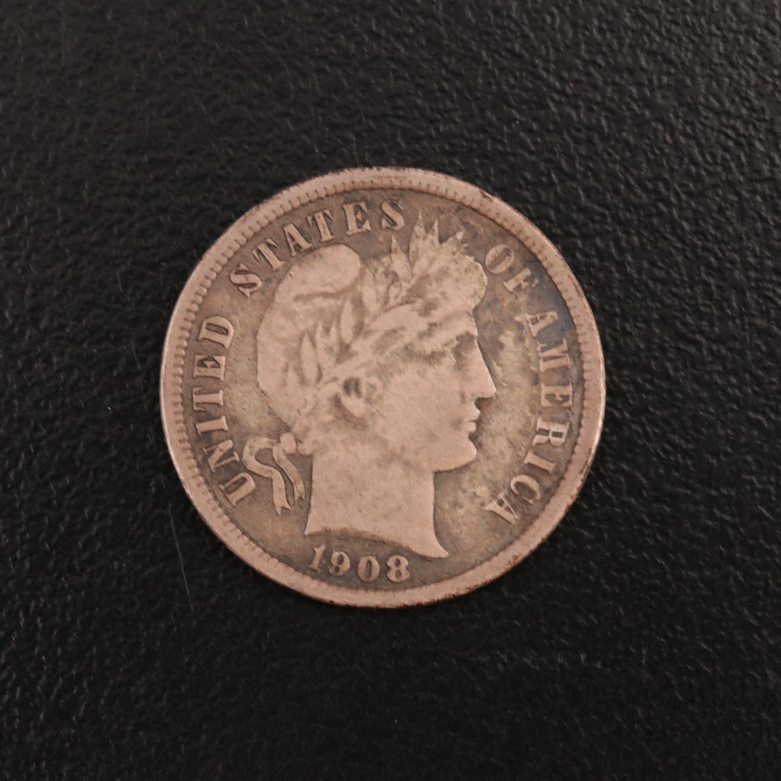 Two Barber Silver Dimes