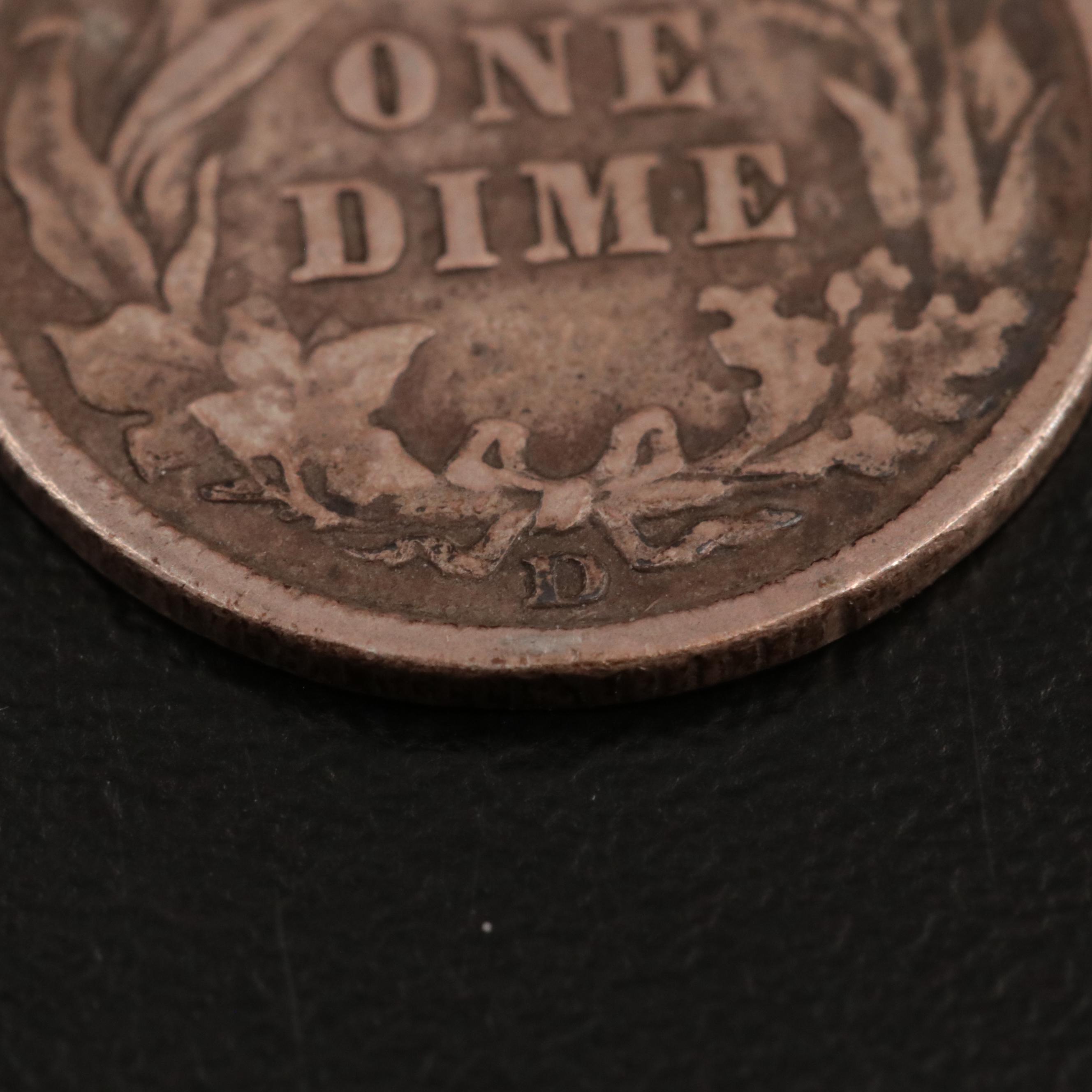 Two Barber Silver Dimes