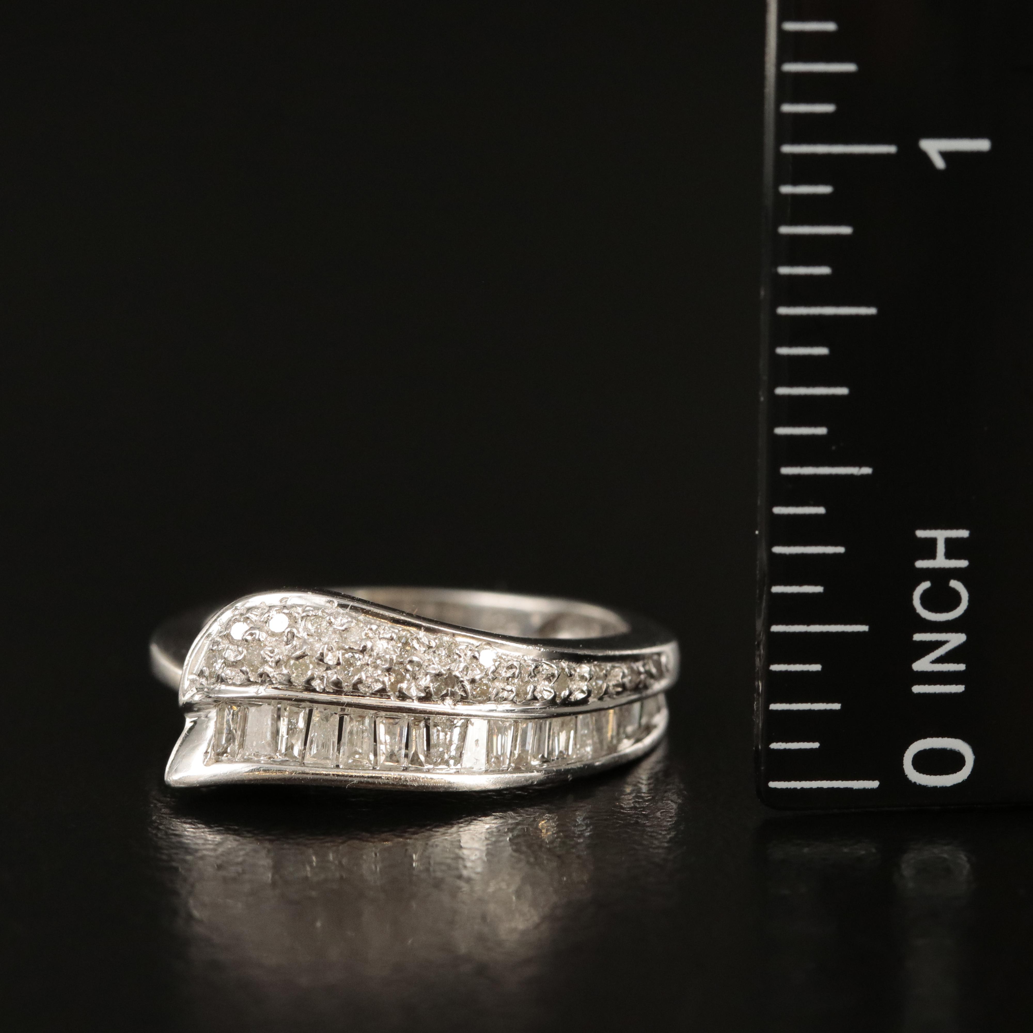 Asymmetric 0.53 CTW Diamond Ring