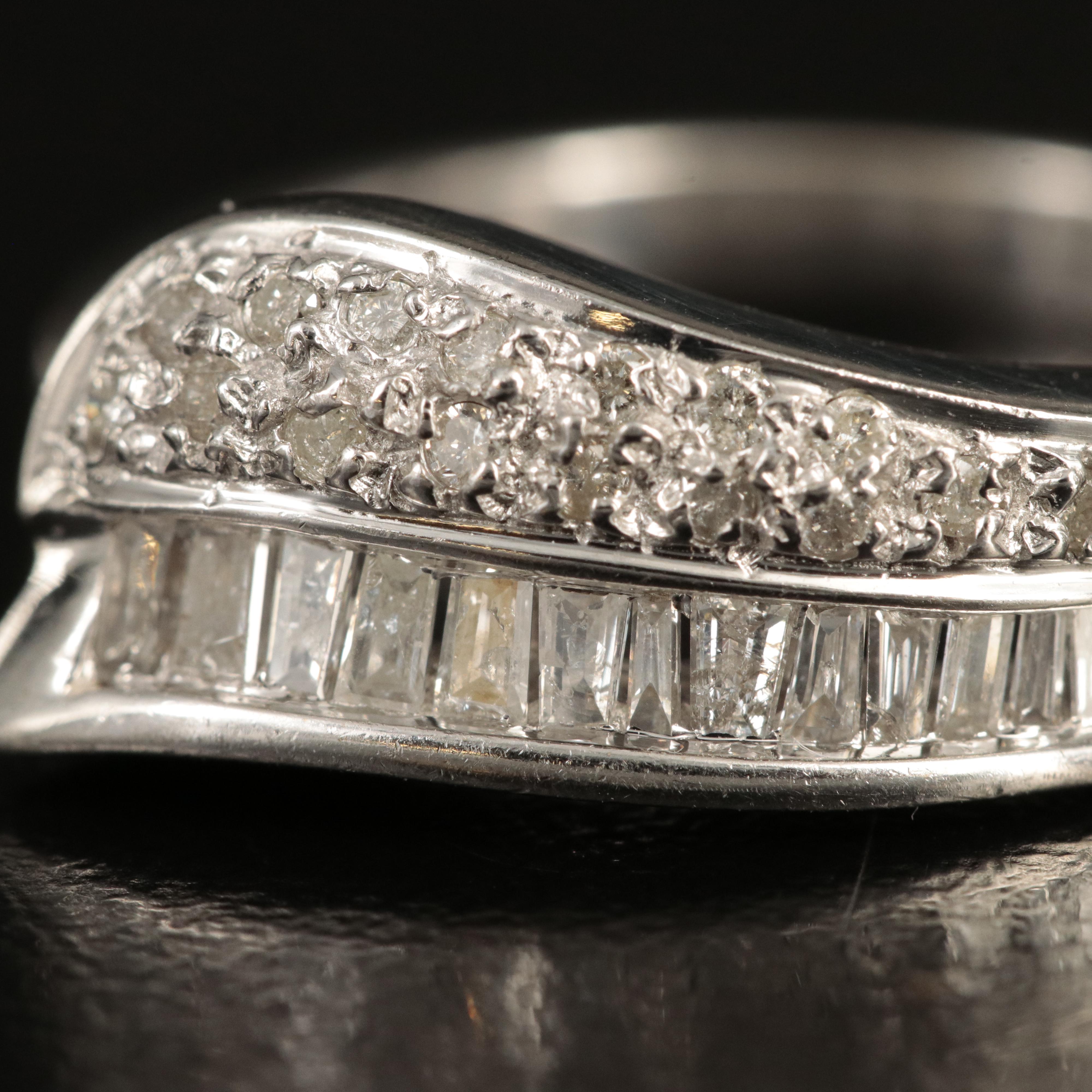 Asymmetric 0.53 CTW Diamond Ring