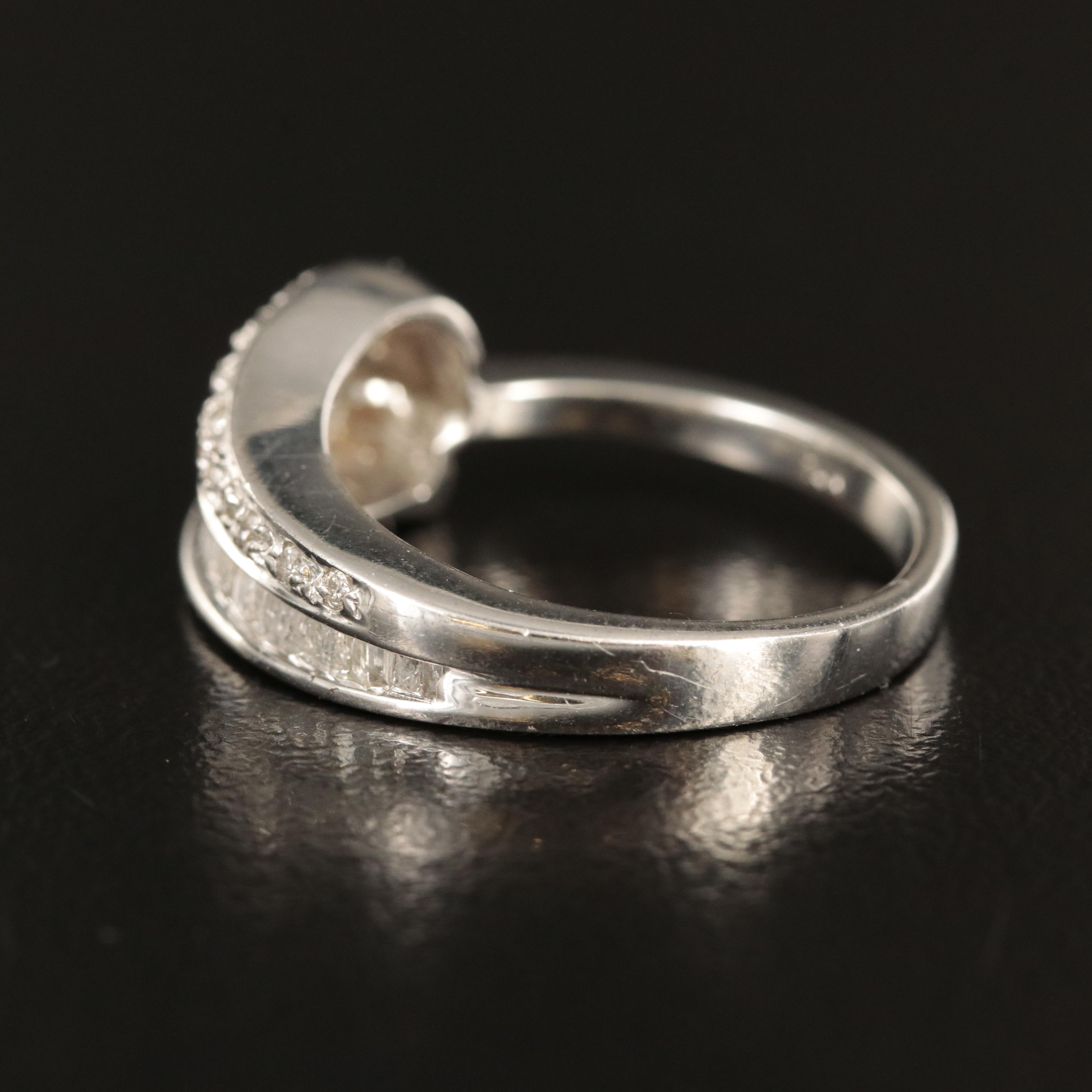 Asymmetric 0.53 CTW Diamond Ring