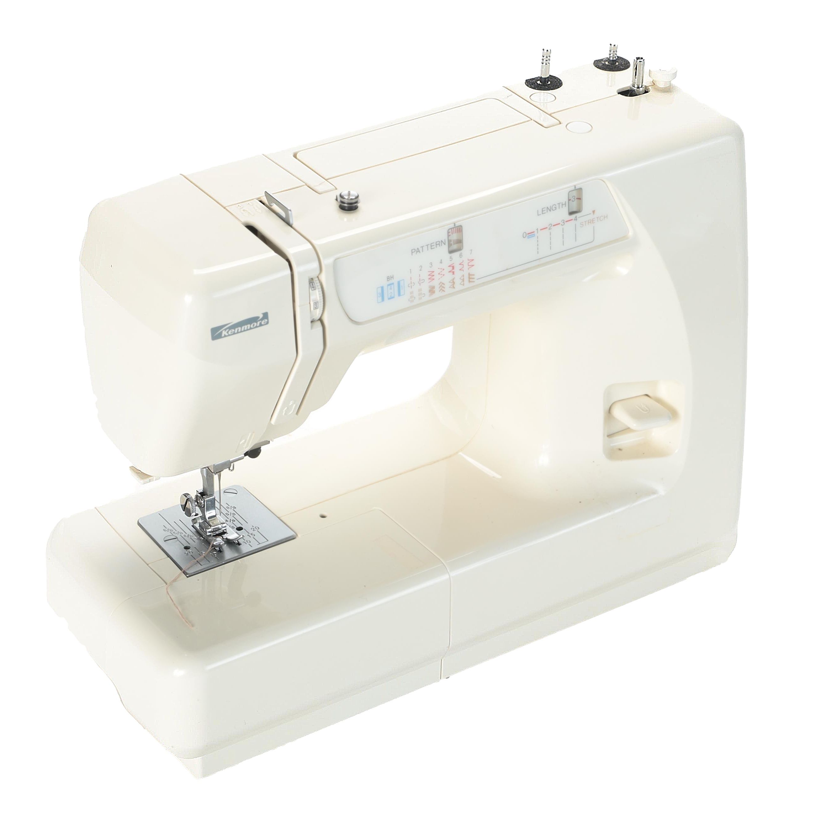 Kenmore Model 385 Electronic Sewing Machine with Thread, Needles and Accessories