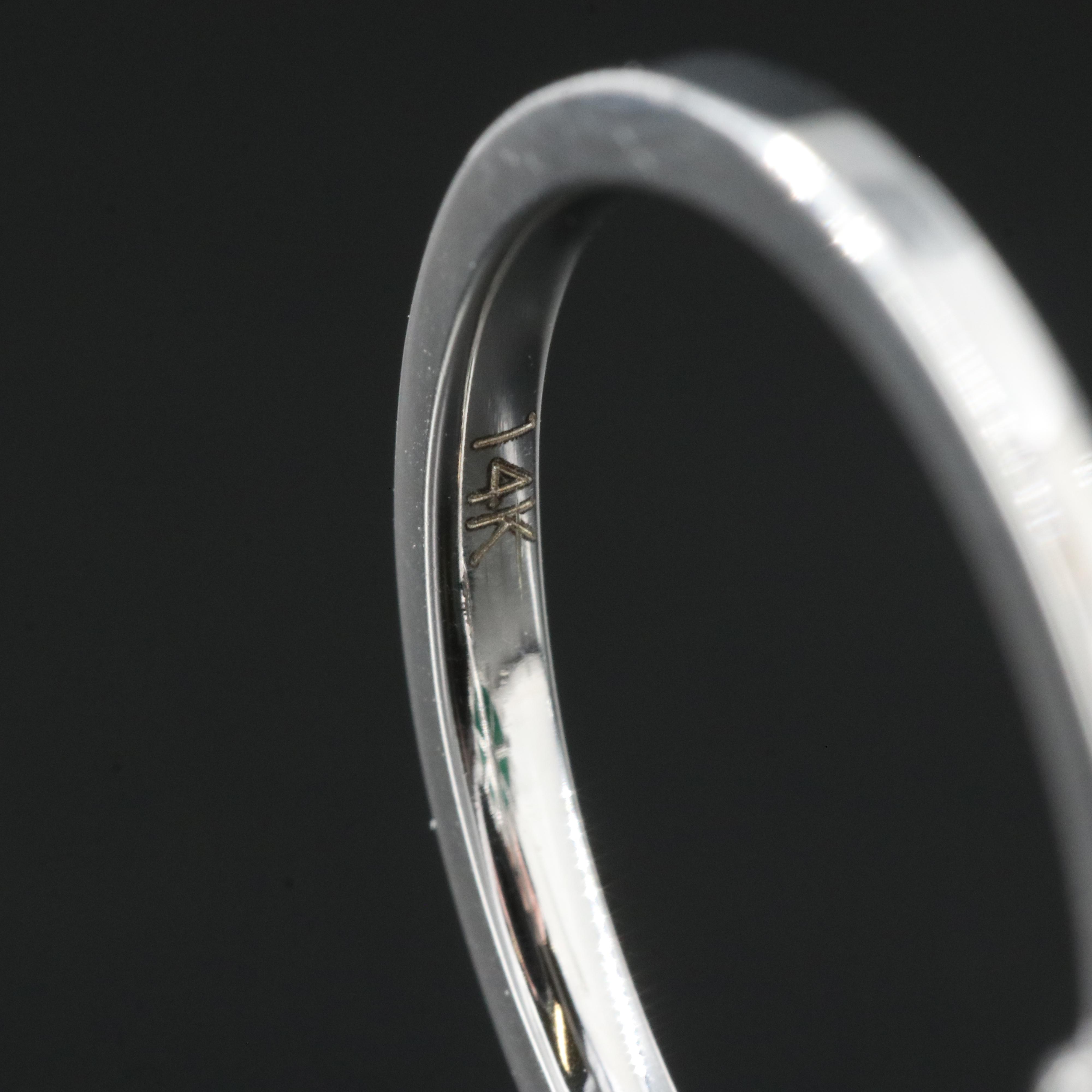 14K 7.05 CT Emerald and Diamond Ring