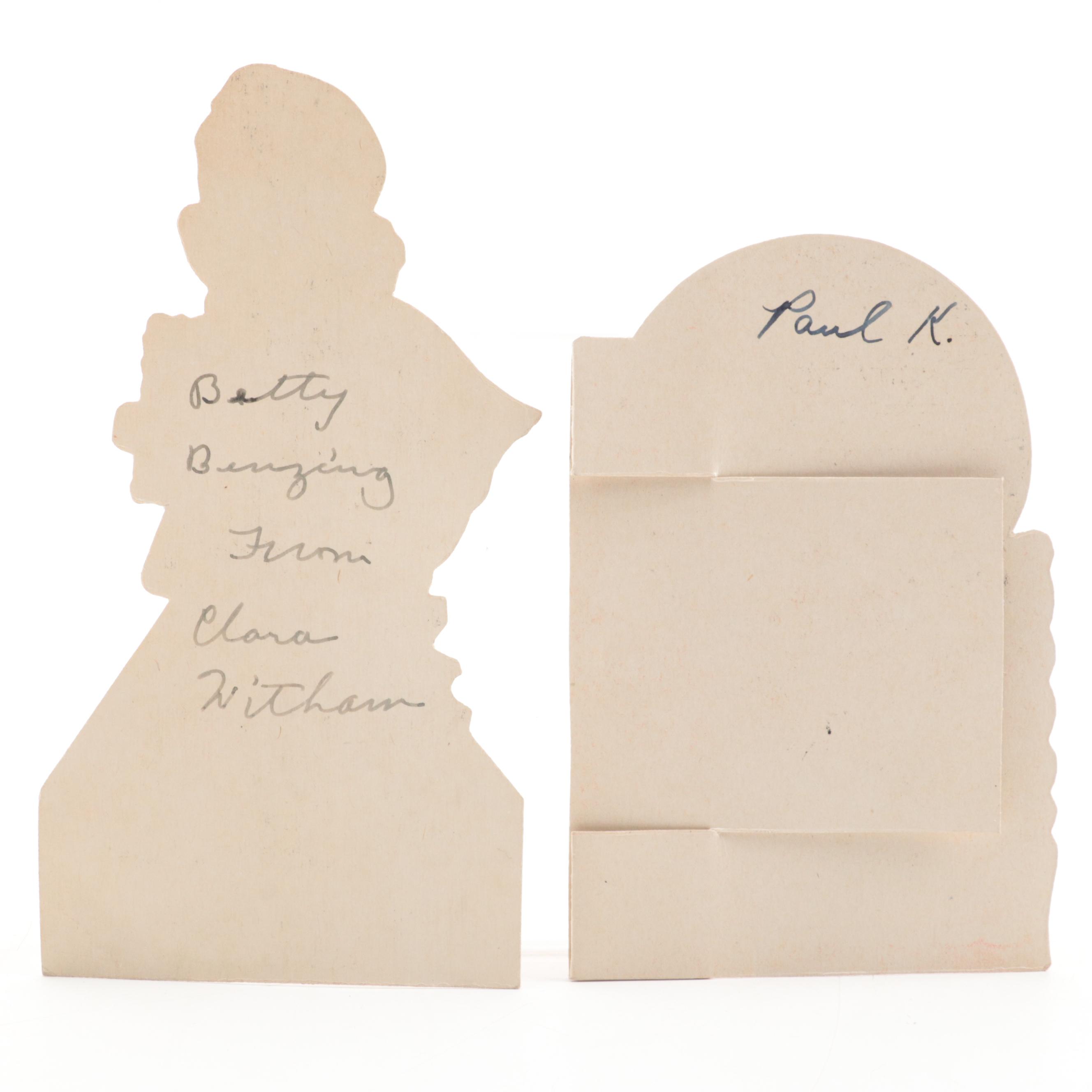 Valentine's Day Mechanical, Fold-Out and Other Cards, Early to Mid-20th Century