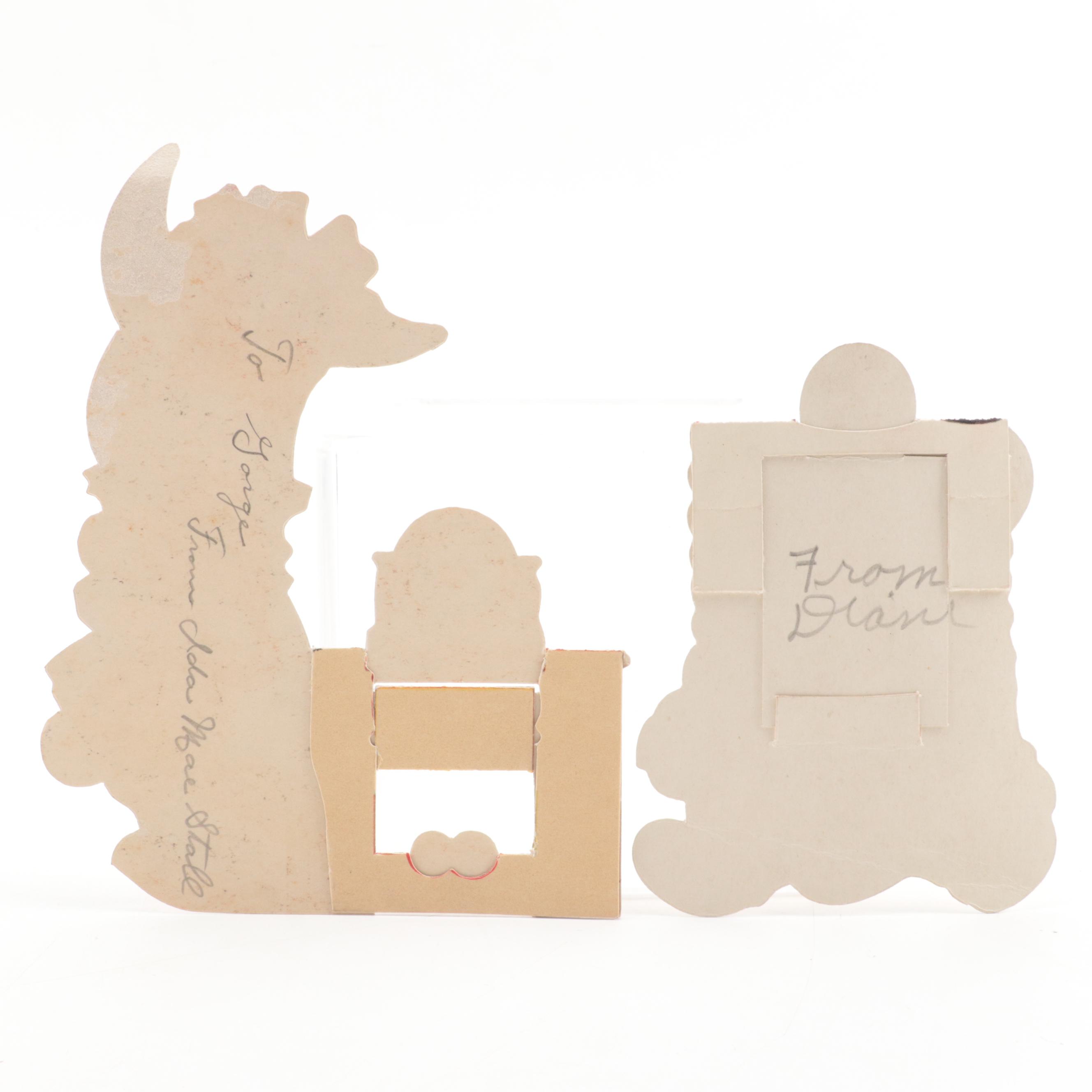 Valentine's Day Mechanical, Fold-Out and Other Cards, Early to Mid-20th Century