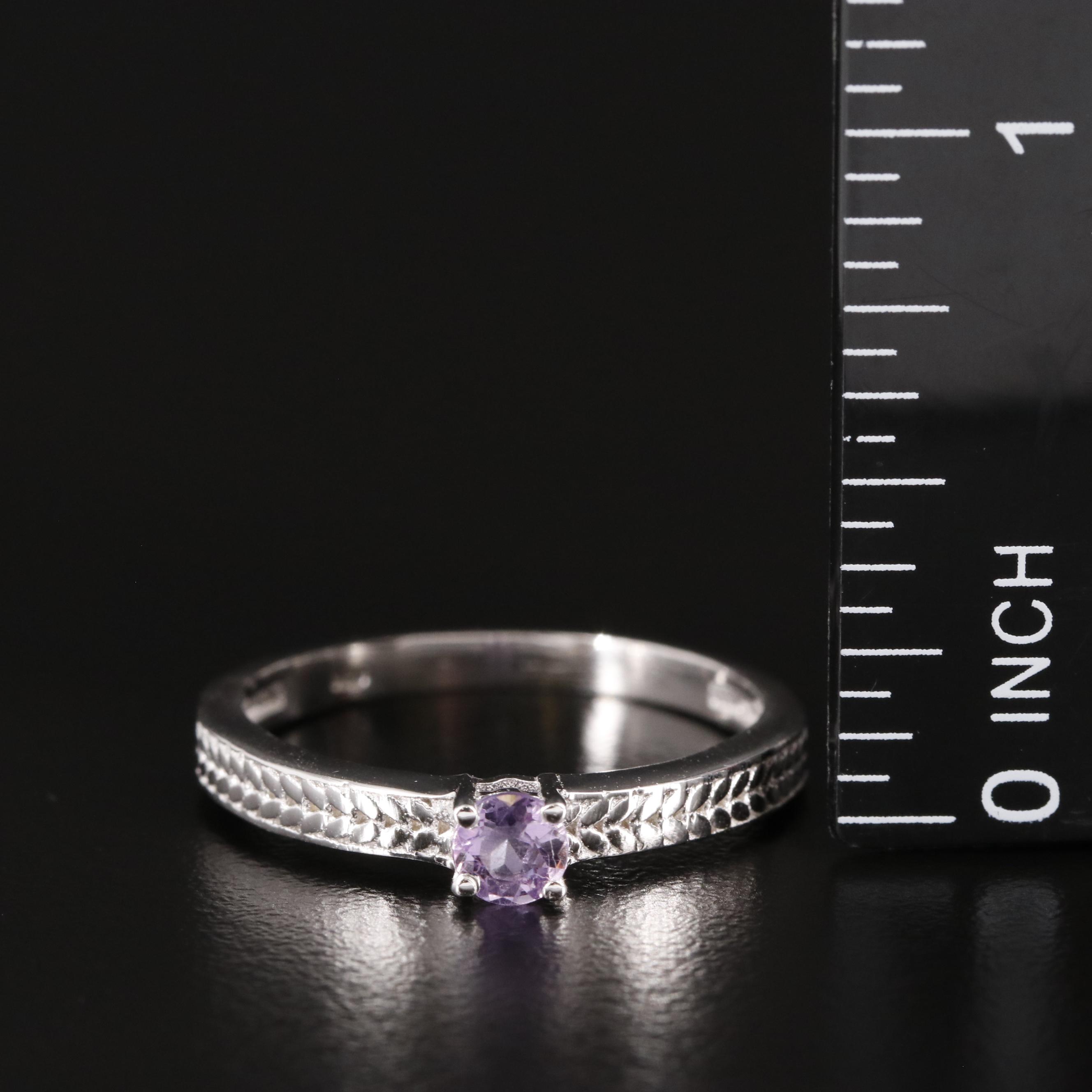 Sterling Amethyst Ring