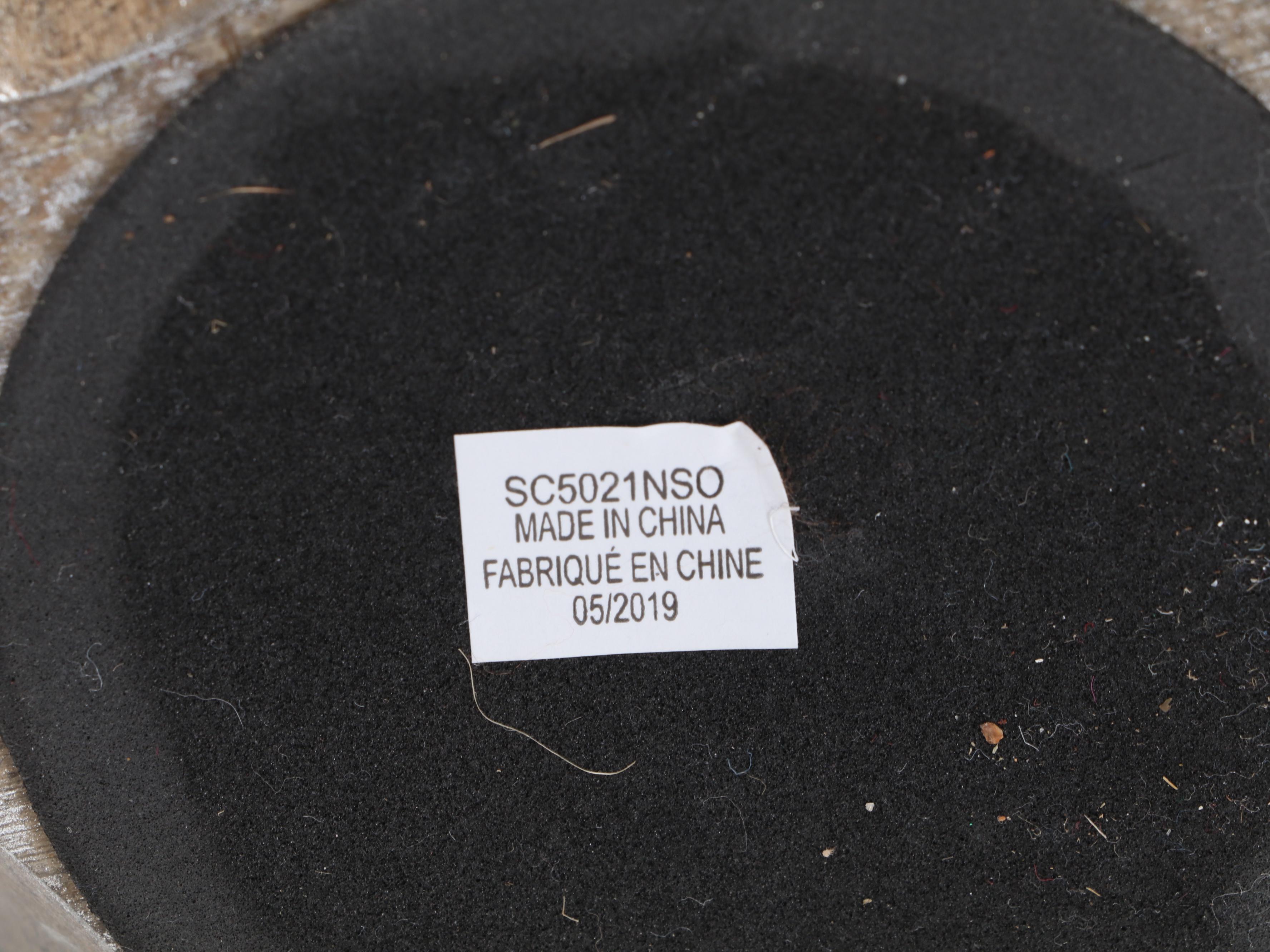 Contemporary Ceramic and Resin Statement Table Lamps, One With Ruched Shade