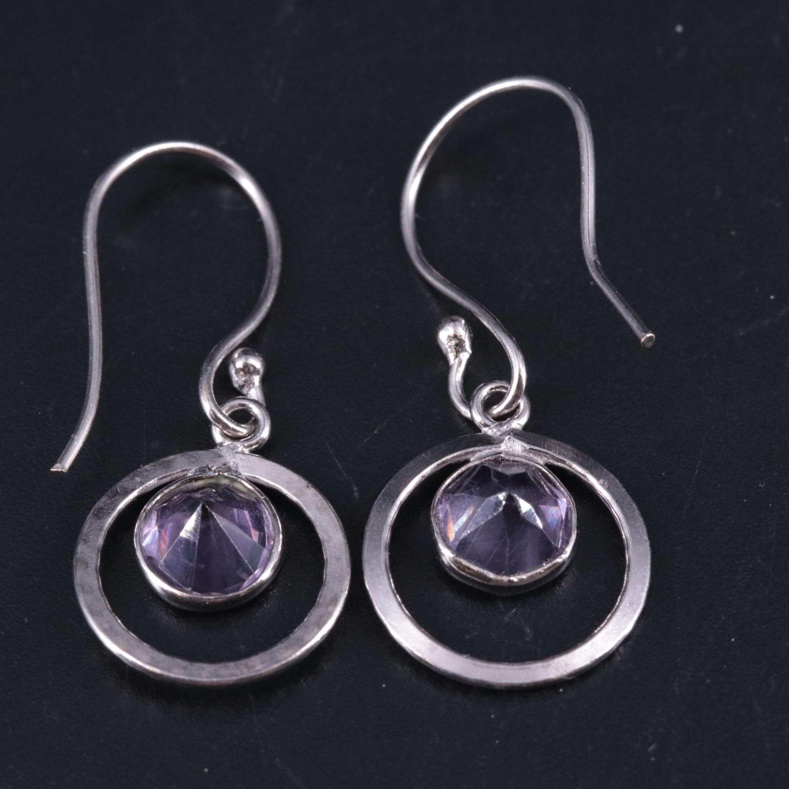 Amethyst Drop Earrings