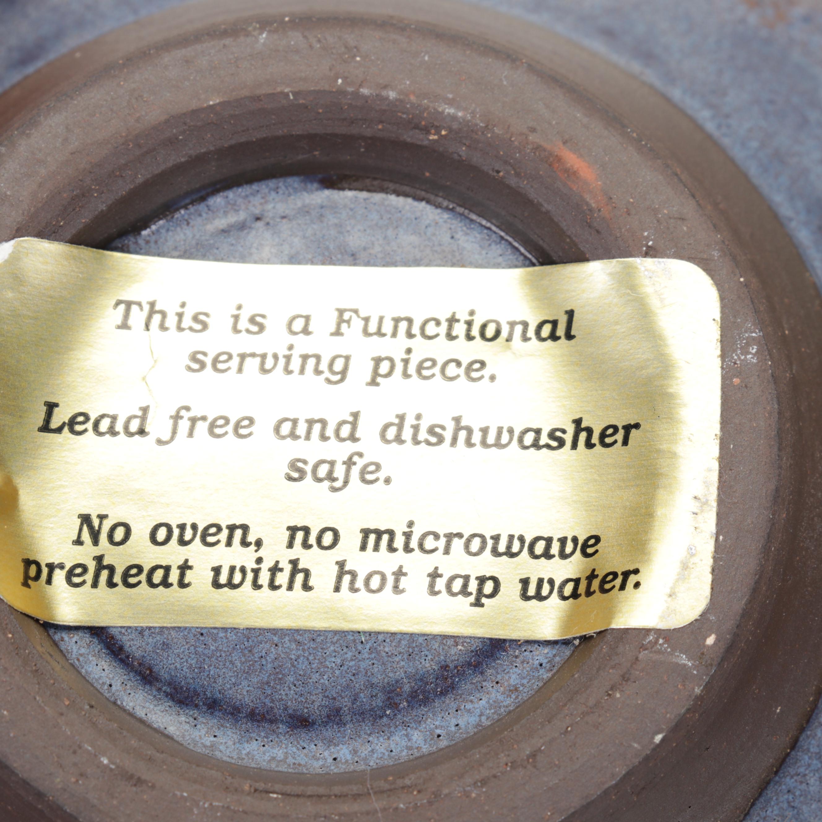 Bill Campbell Porcelain Dishes, Robert Coleman Bowl and Brush Creek Pottery Vase