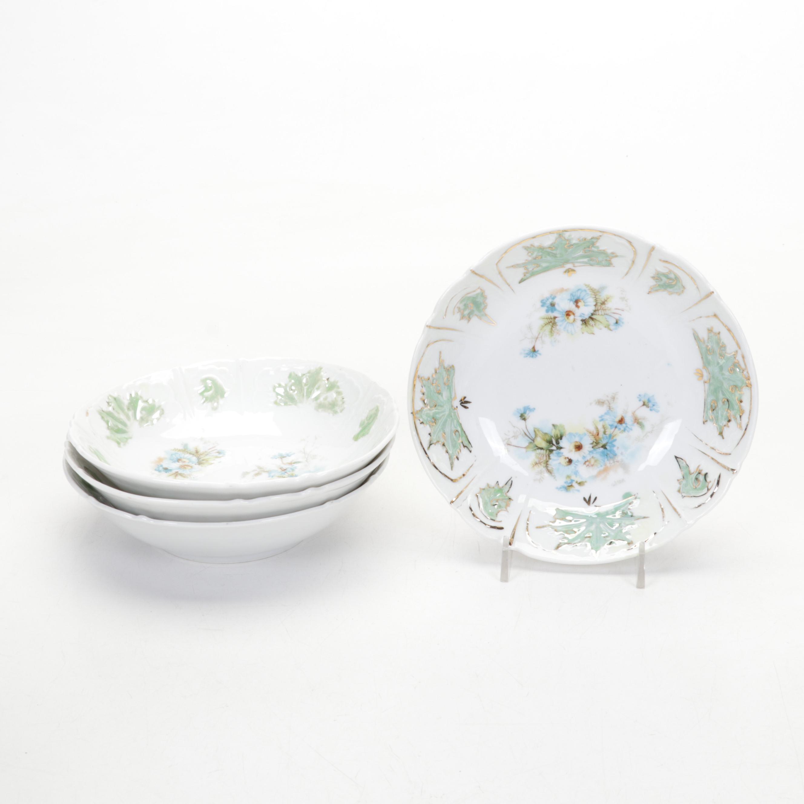 Limoges and Other Tableware with Royal Doulton "Top o' the Hill" Figurine