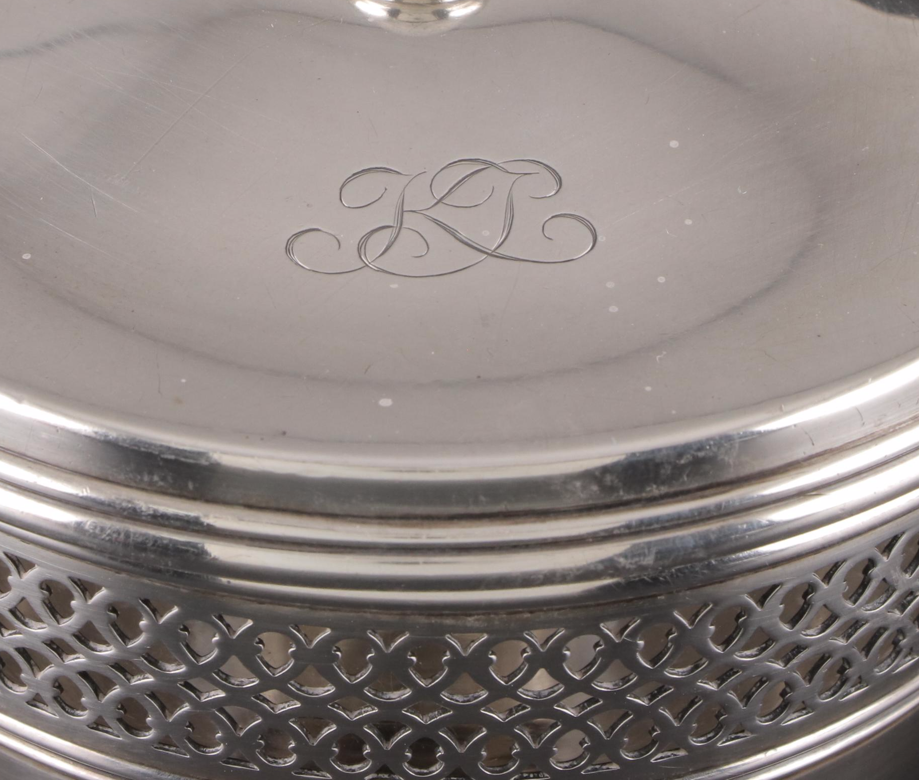 Tiffany & Co. Pierced Sterling Silver Marmalade Jar, Early to Mid-20th Century