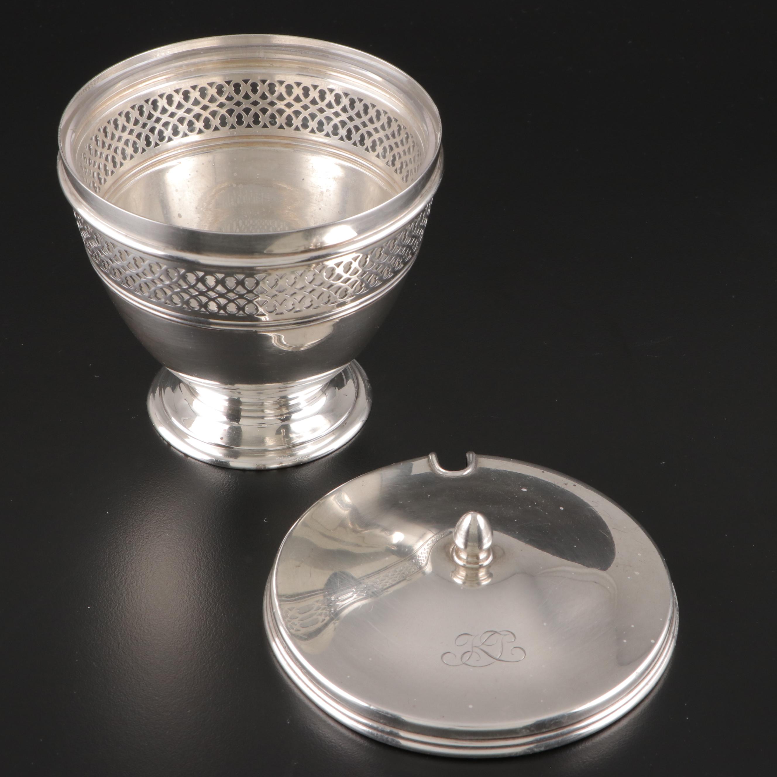 Tiffany & Co. Pierced Sterling Silver Marmalade Jar, Early to Mid-20th Century