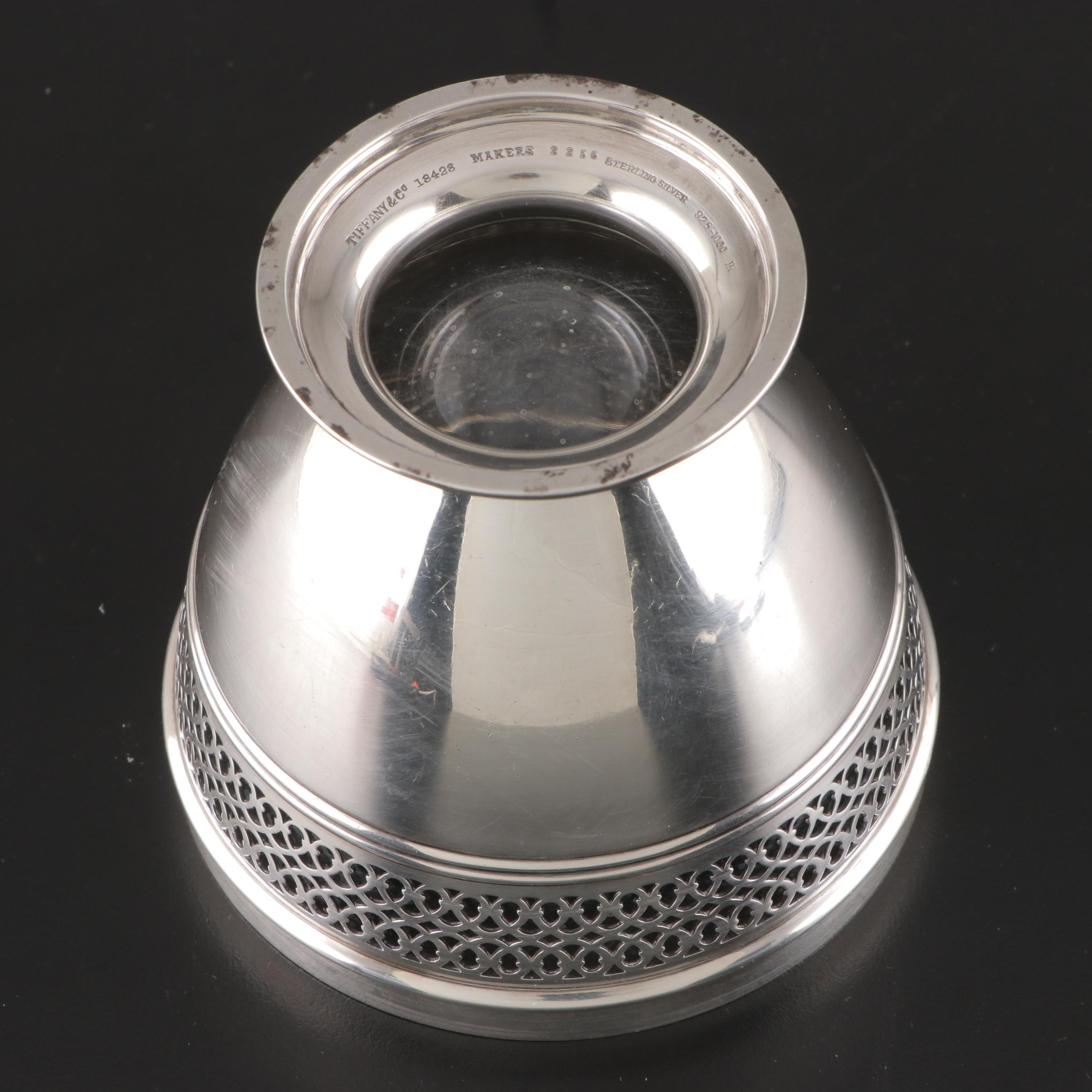 Tiffany & Co. Pierced Sterling Silver Marmalade Jar, Early to Mid-20th Century