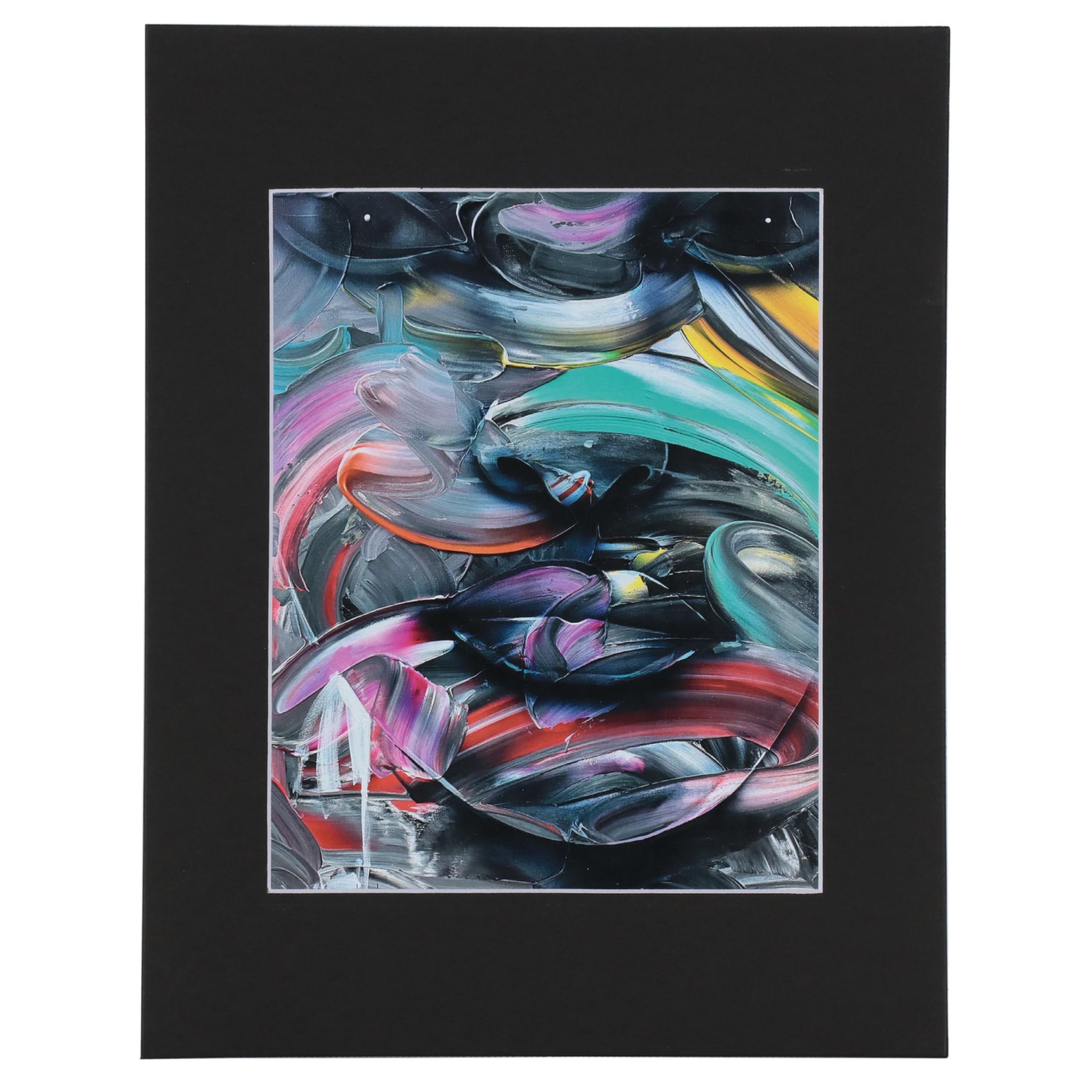 Abiola Idowu Giclée of Abstract Portrait "Amen," 2023