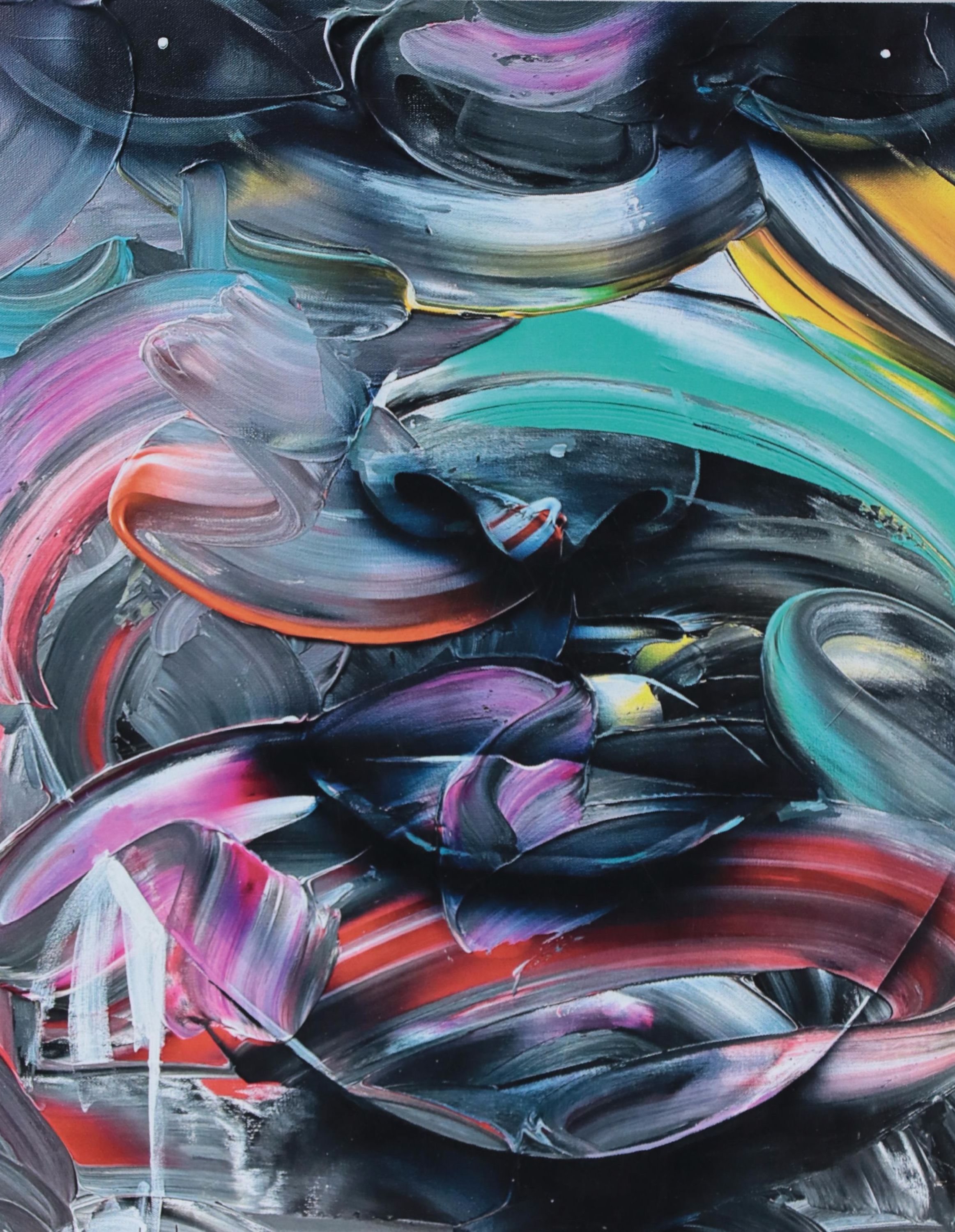 Abiola Idowu Giclée of Abstract Portrait "Amen," 2023