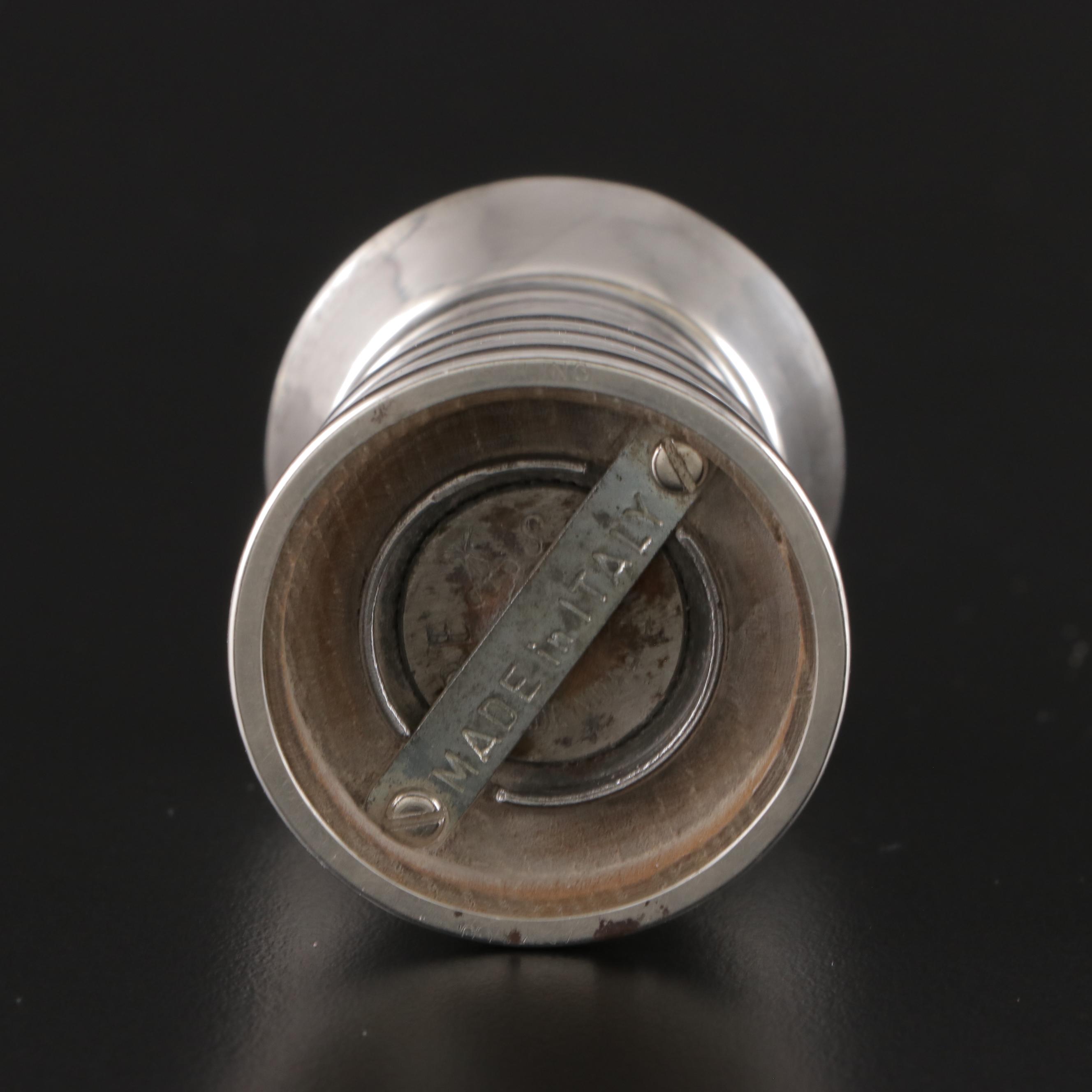Tiffany & Co. Sterling Silver Shaker and Pepper Mill, Late 20th Century