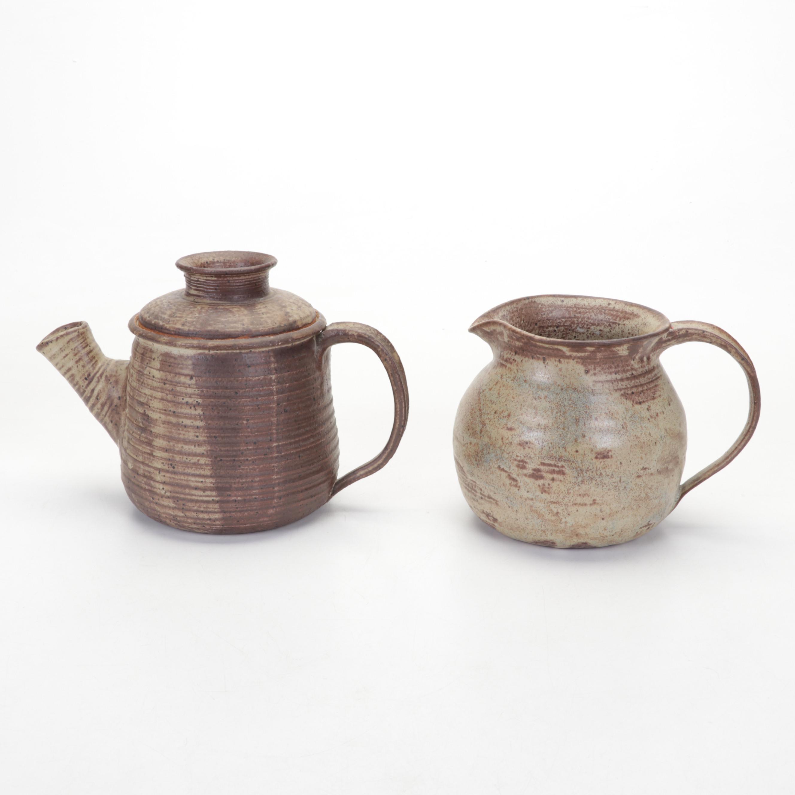 Wheel Thrown Pottery Vessels and Vase Including Geno Luketic and George Roby