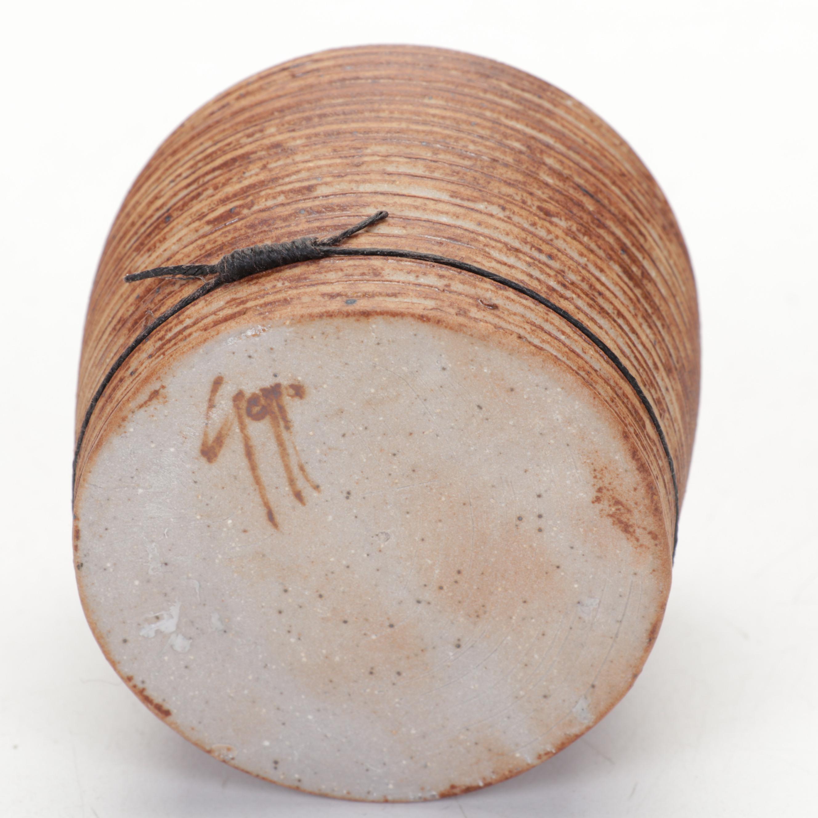 Wheel Thrown Pottery Vessels and Vase Including Geno Luketic and George Roby