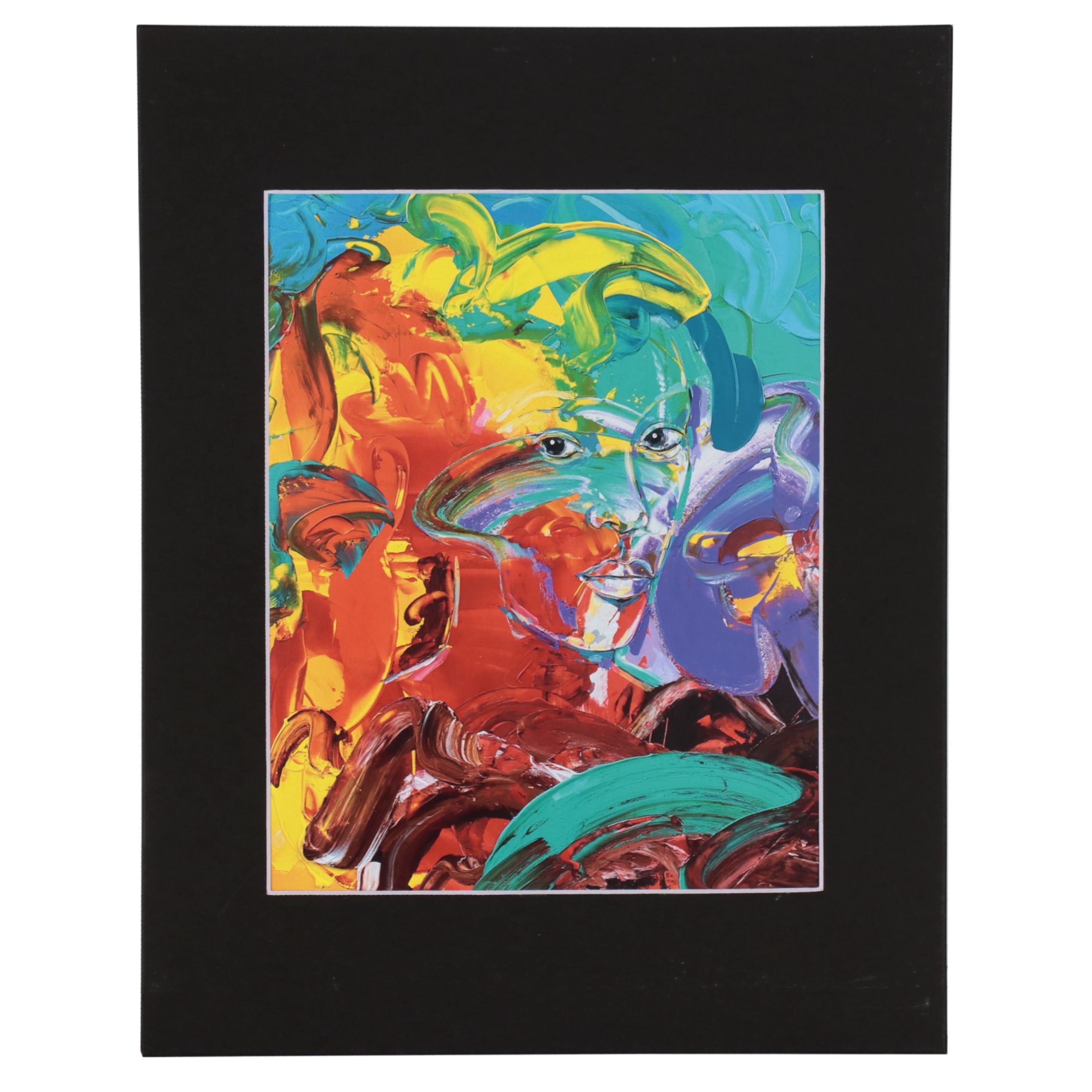 Abiola Idowu Giclée of Abstract Portrait "Plenty Grace," 2023