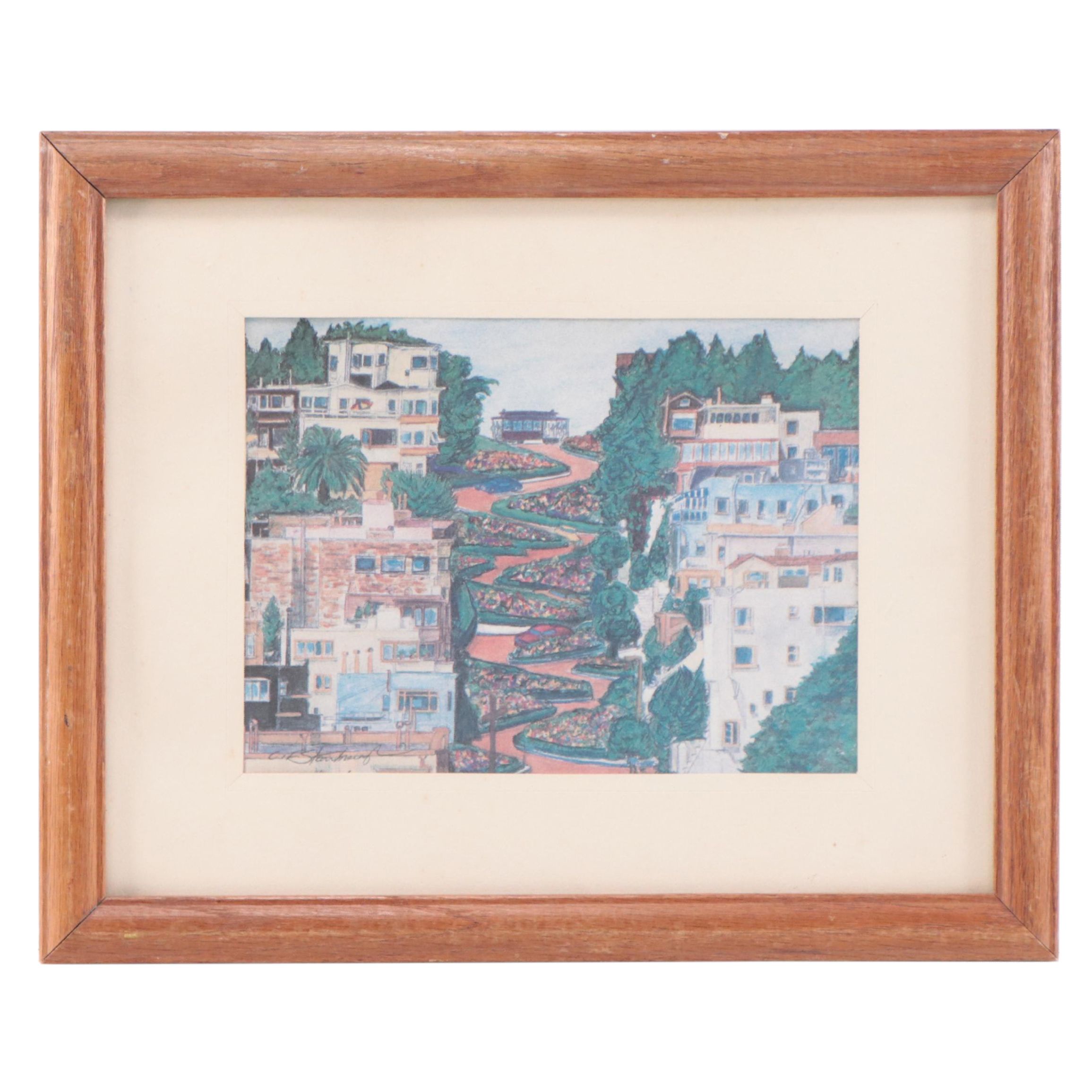 Offset Lithograph After C.F. Stanbrough of San Francisco, Late 20th Century