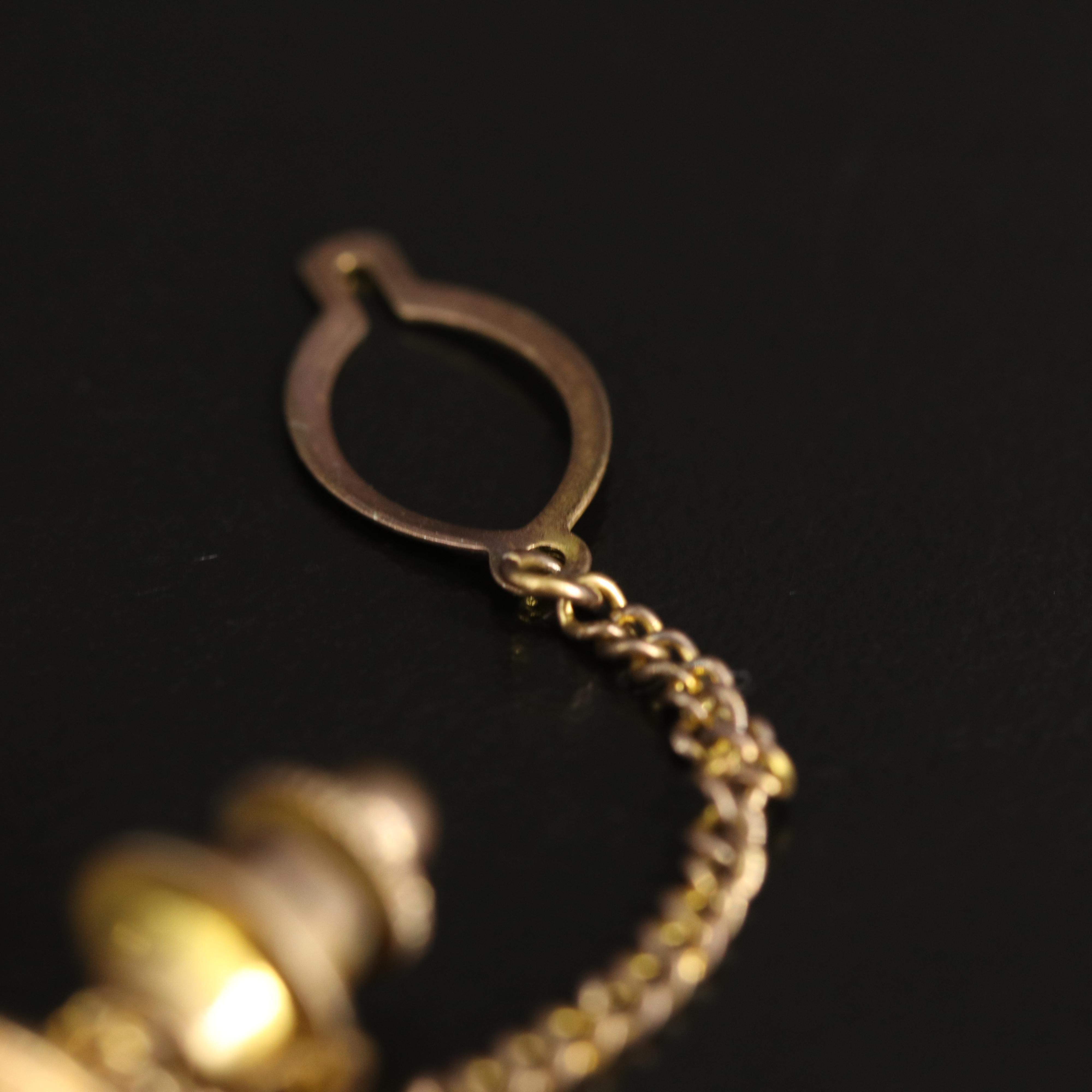 18K Amethyst Cufflinks and Tie Tack