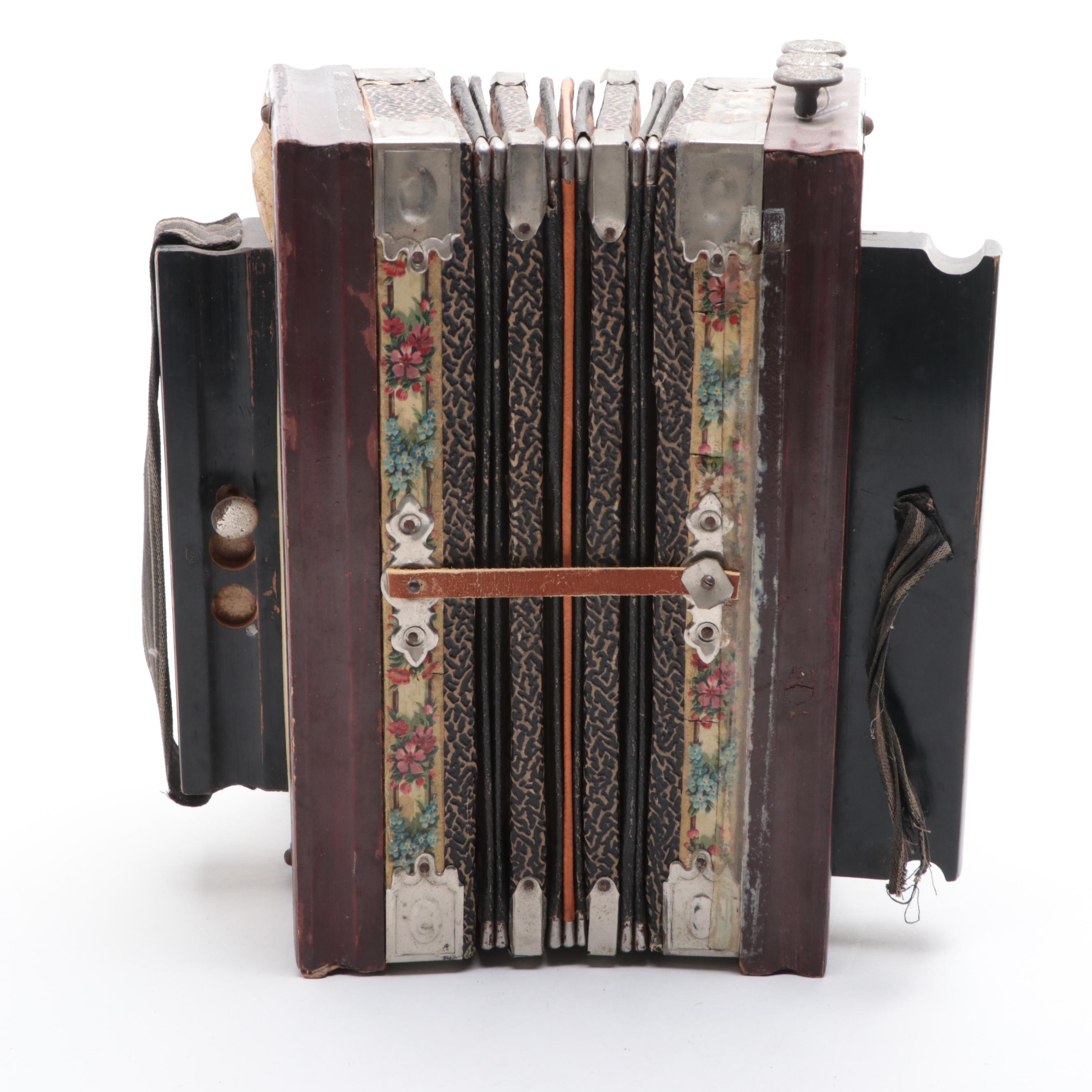 Button Melodeon Accordion, Mid-20th Century