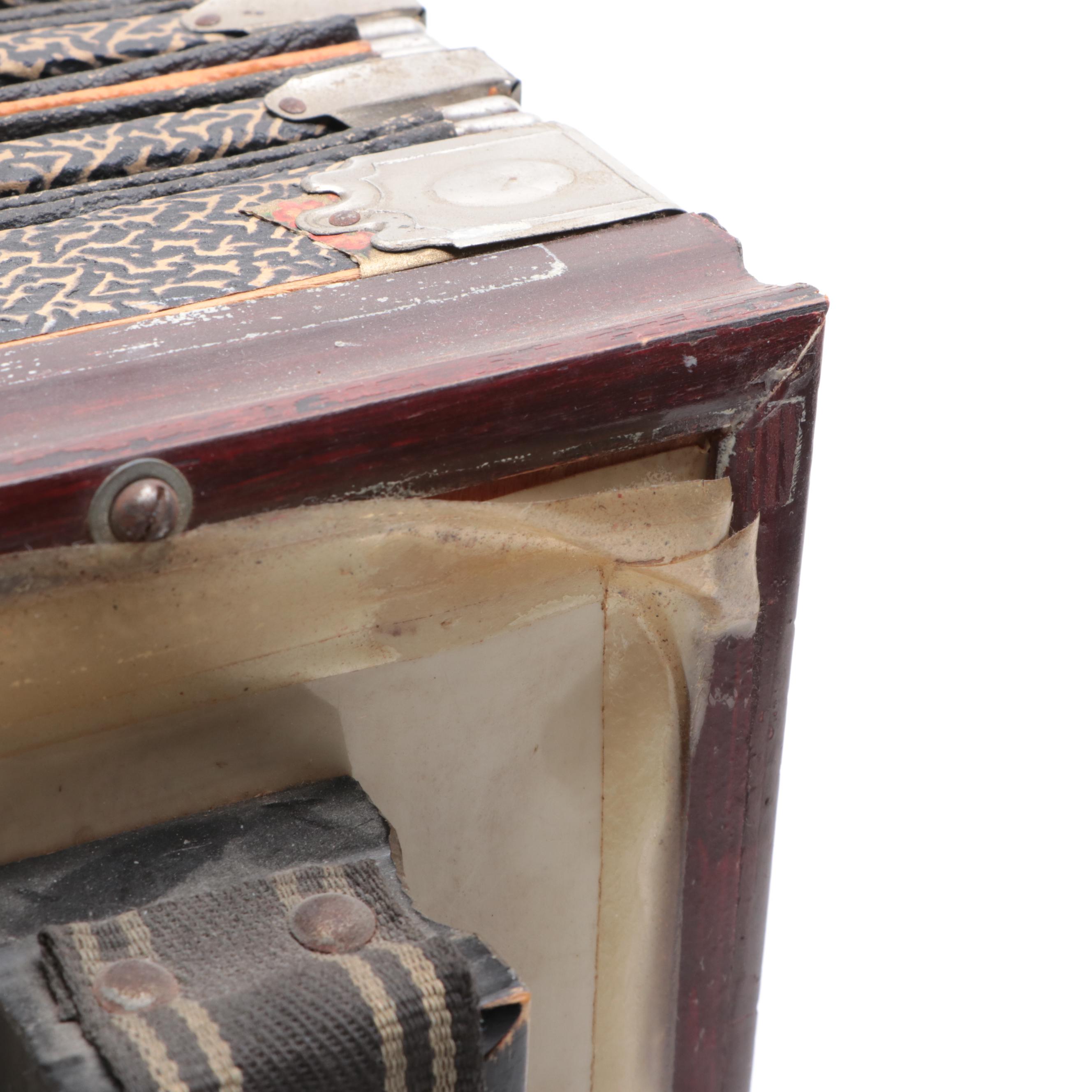 Button Melodeon Accordion, Mid-20th Century