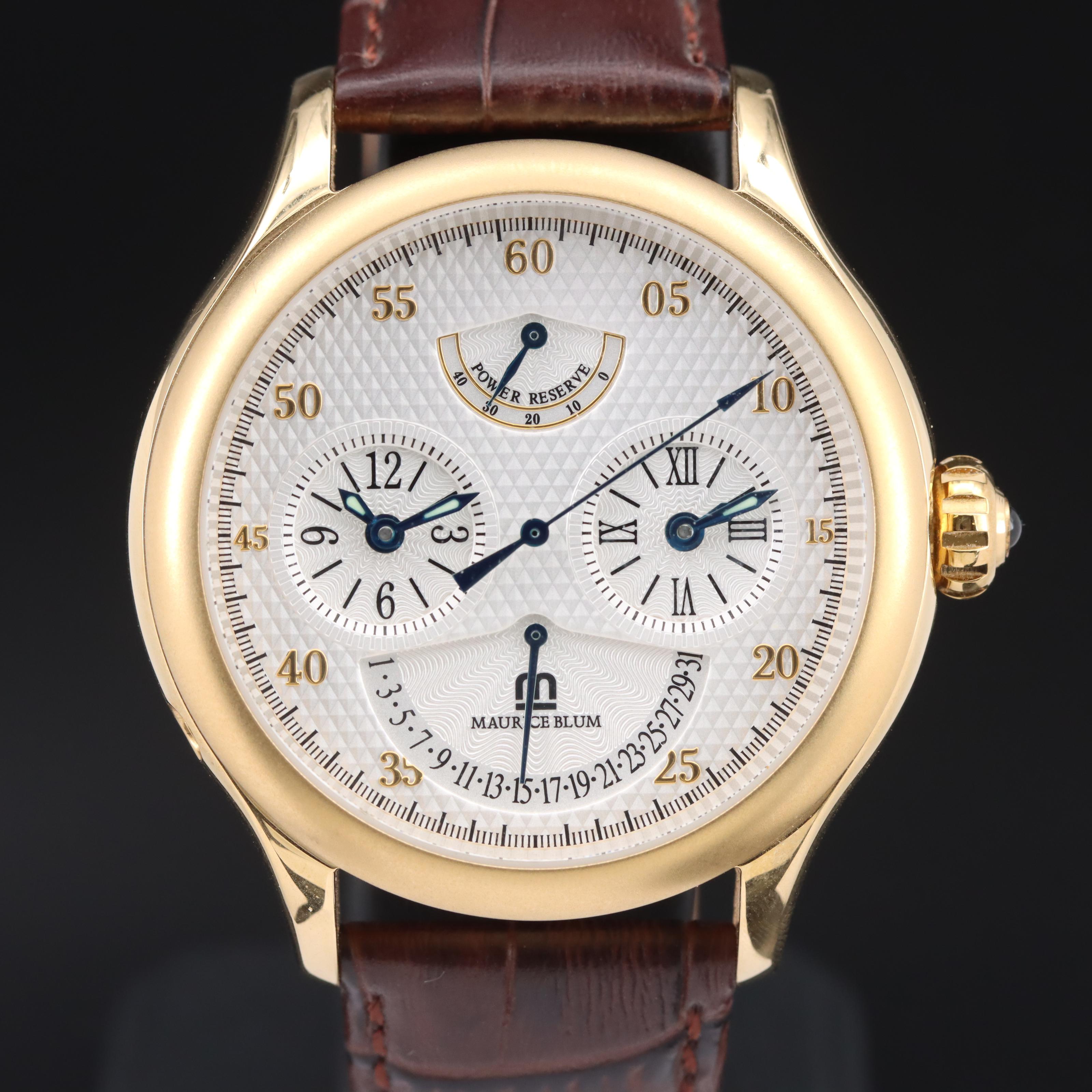 Maurice Blum Stainless Steel Automatic Watch