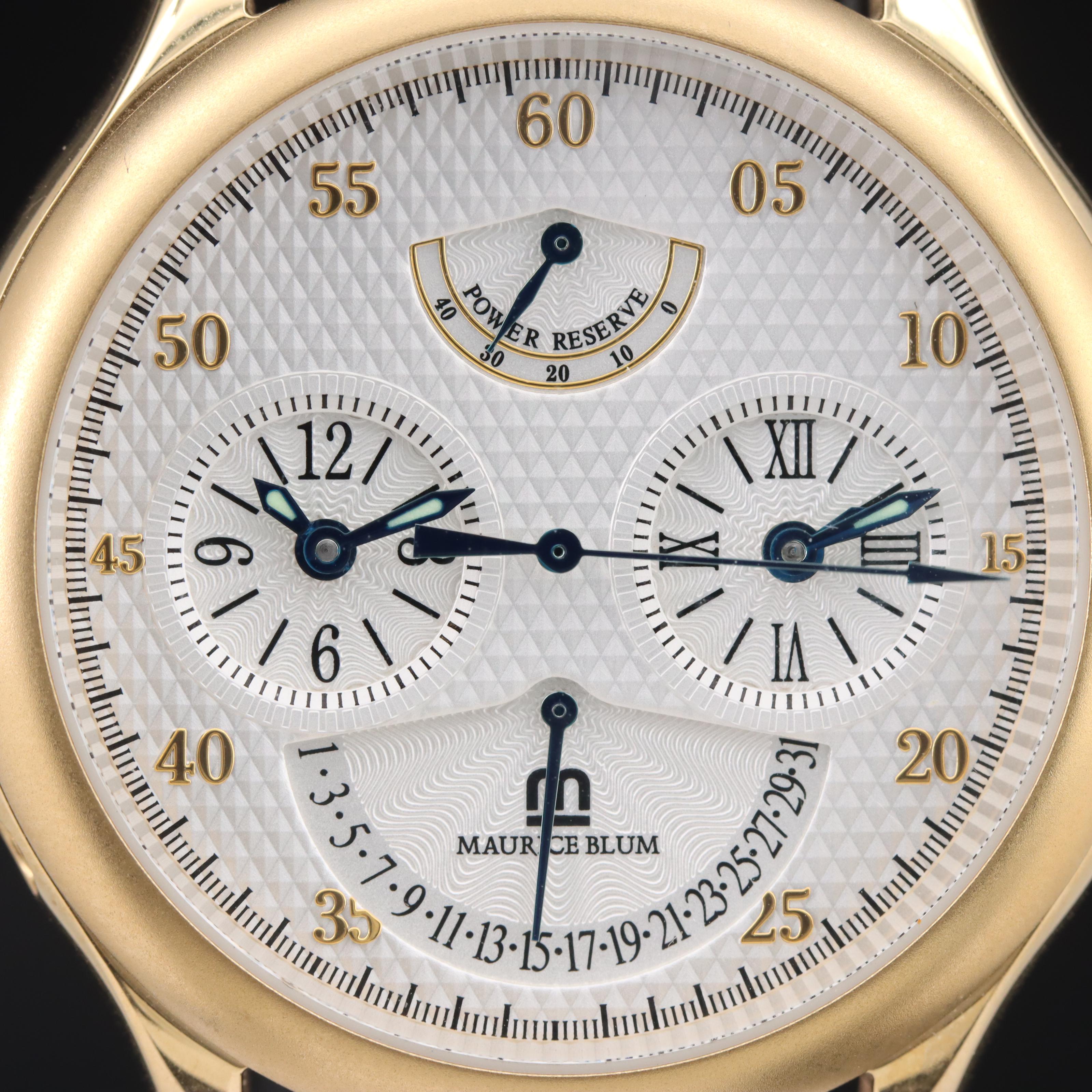 Maurice Blum Stainless Steel Automatic Watch