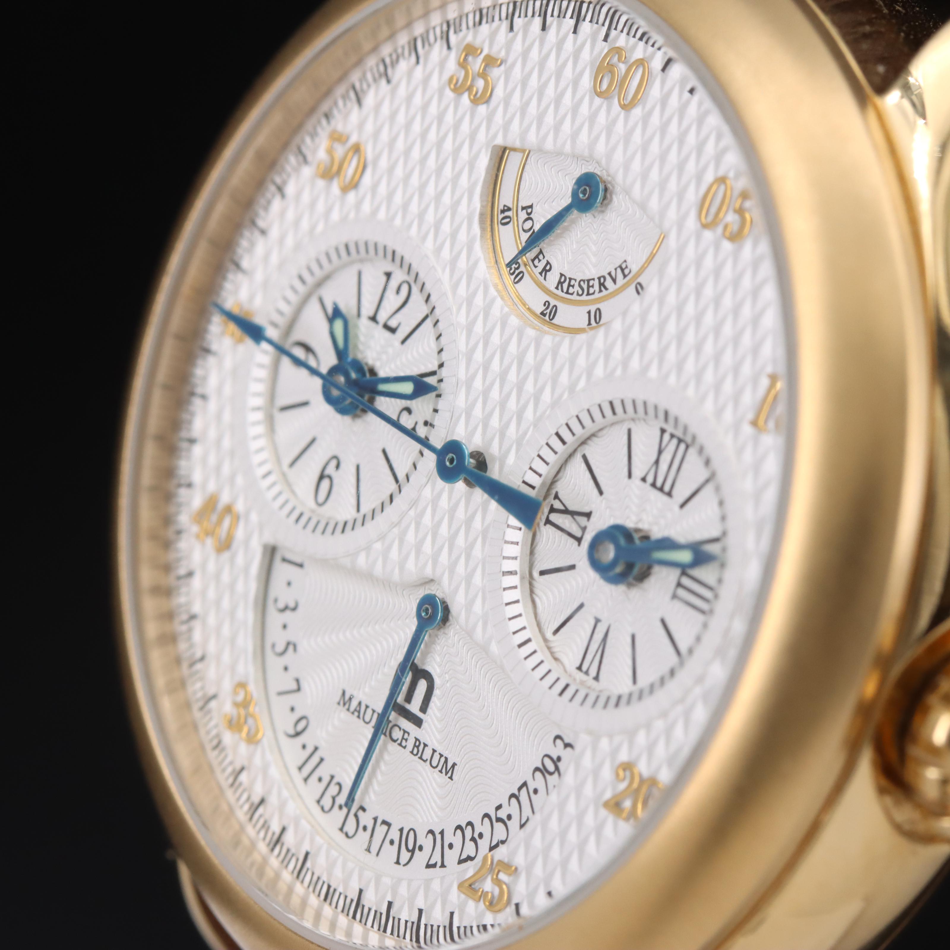 Maurice Blum Stainless Steel Automatic Watch