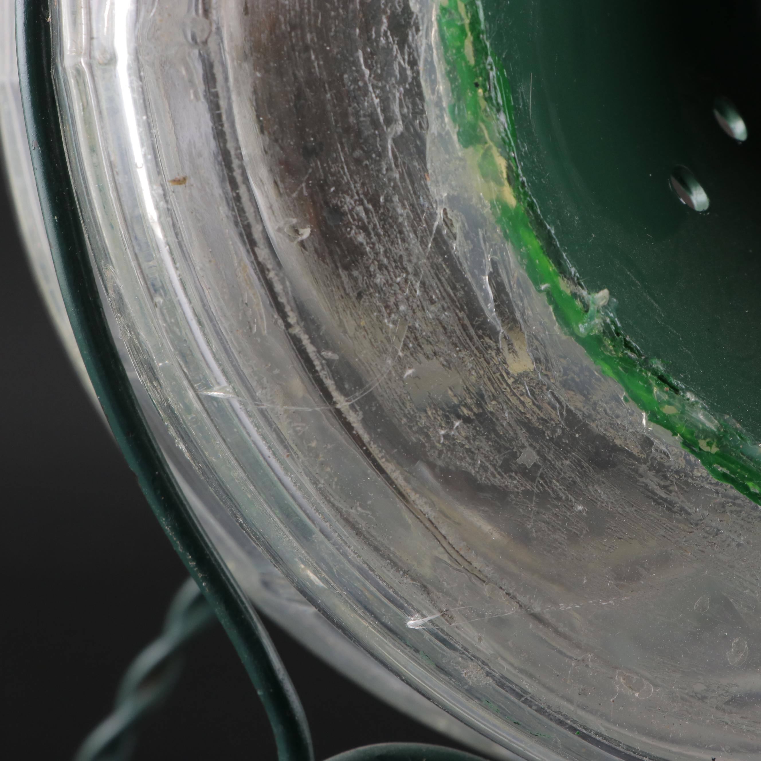 Glass Barrel Jar Minnow Trap with Wire Stand