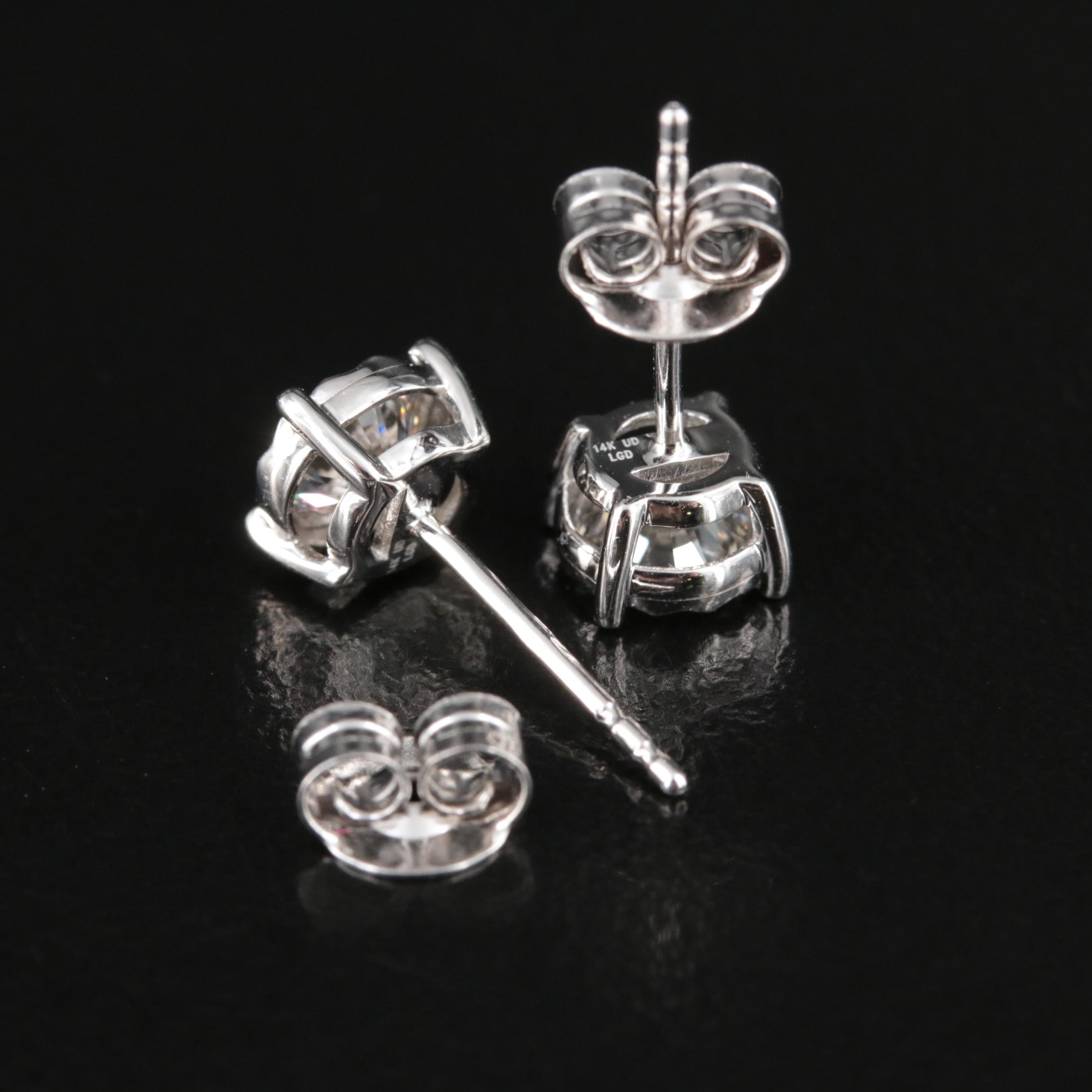 14K 0.78 CTW Lab Grown Diamond Stud Earrings