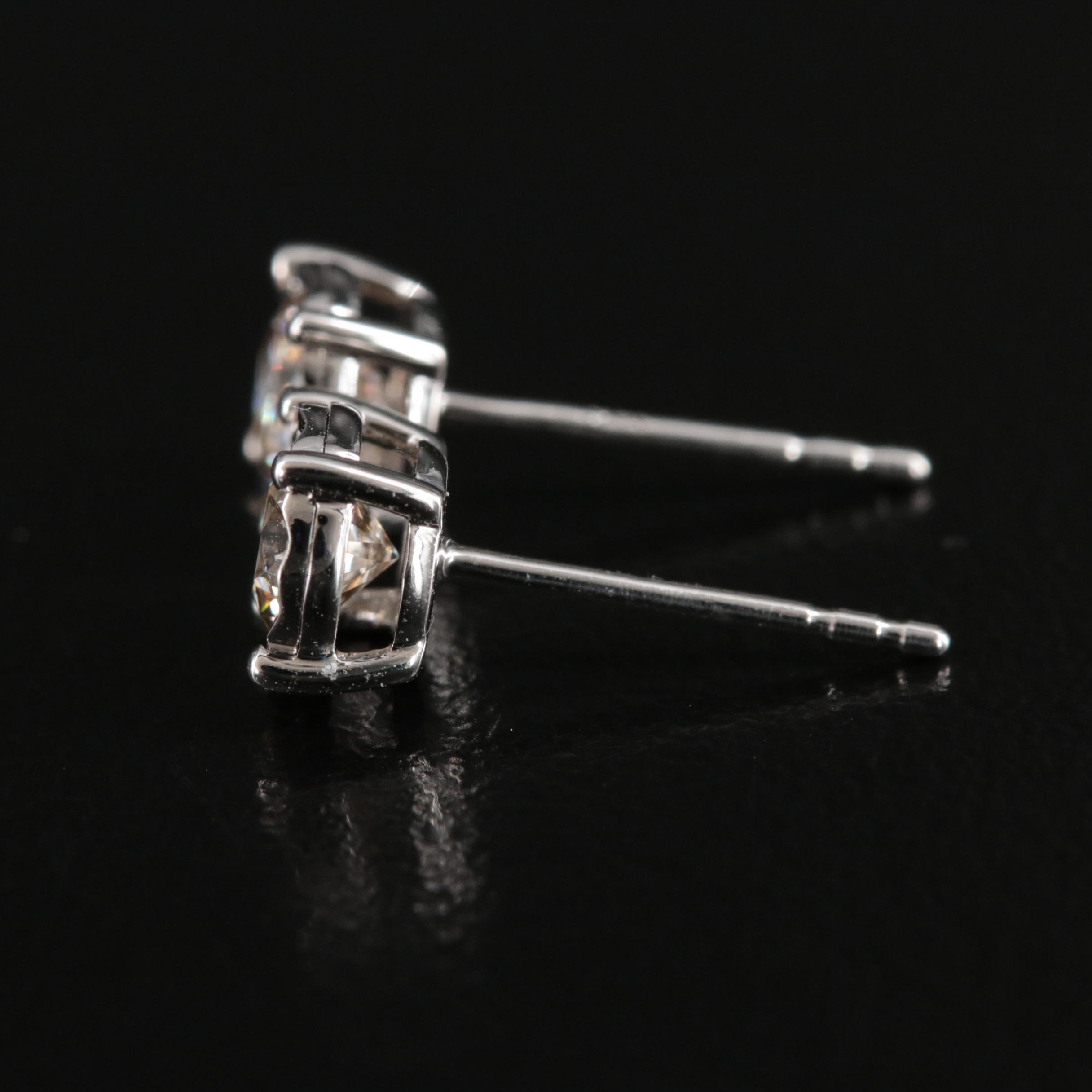 14K 0.78 CTW Lab Grown Diamond Stud Earrings