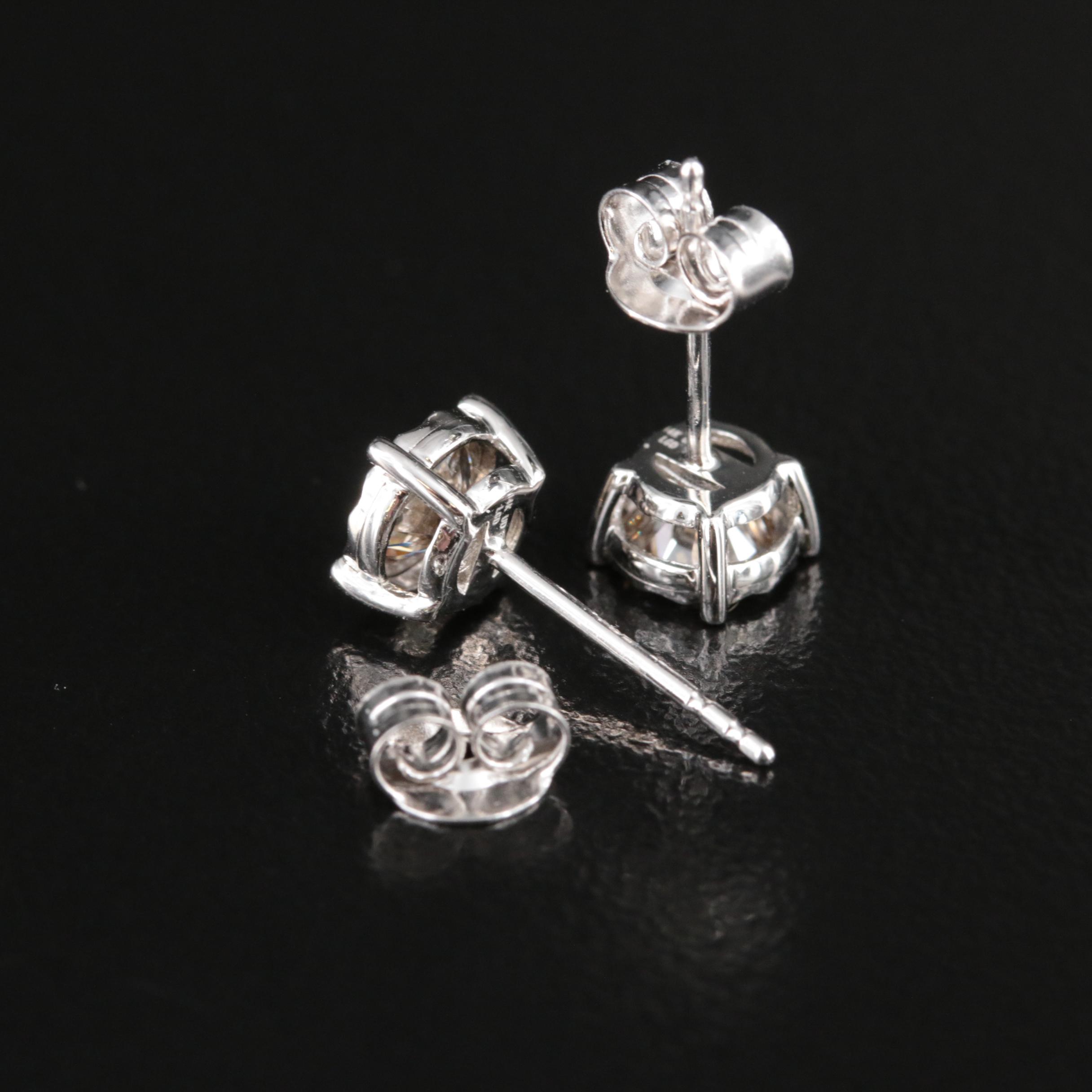 14K 0.78 CTW Lab Grown Diamond Stud Earrings