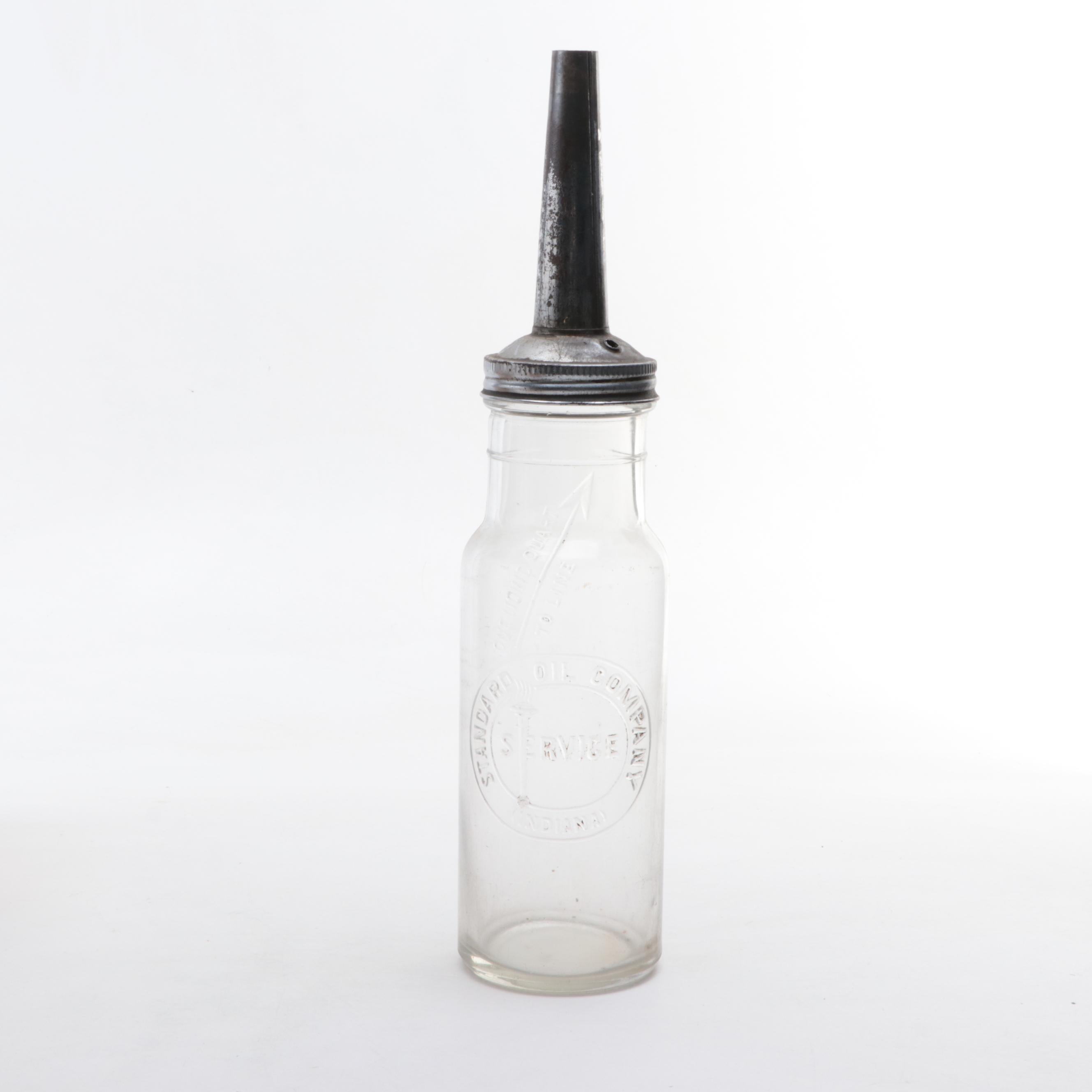 Swingspout Measure Co. and Standard Oil Gas Cans and Oil Bottle