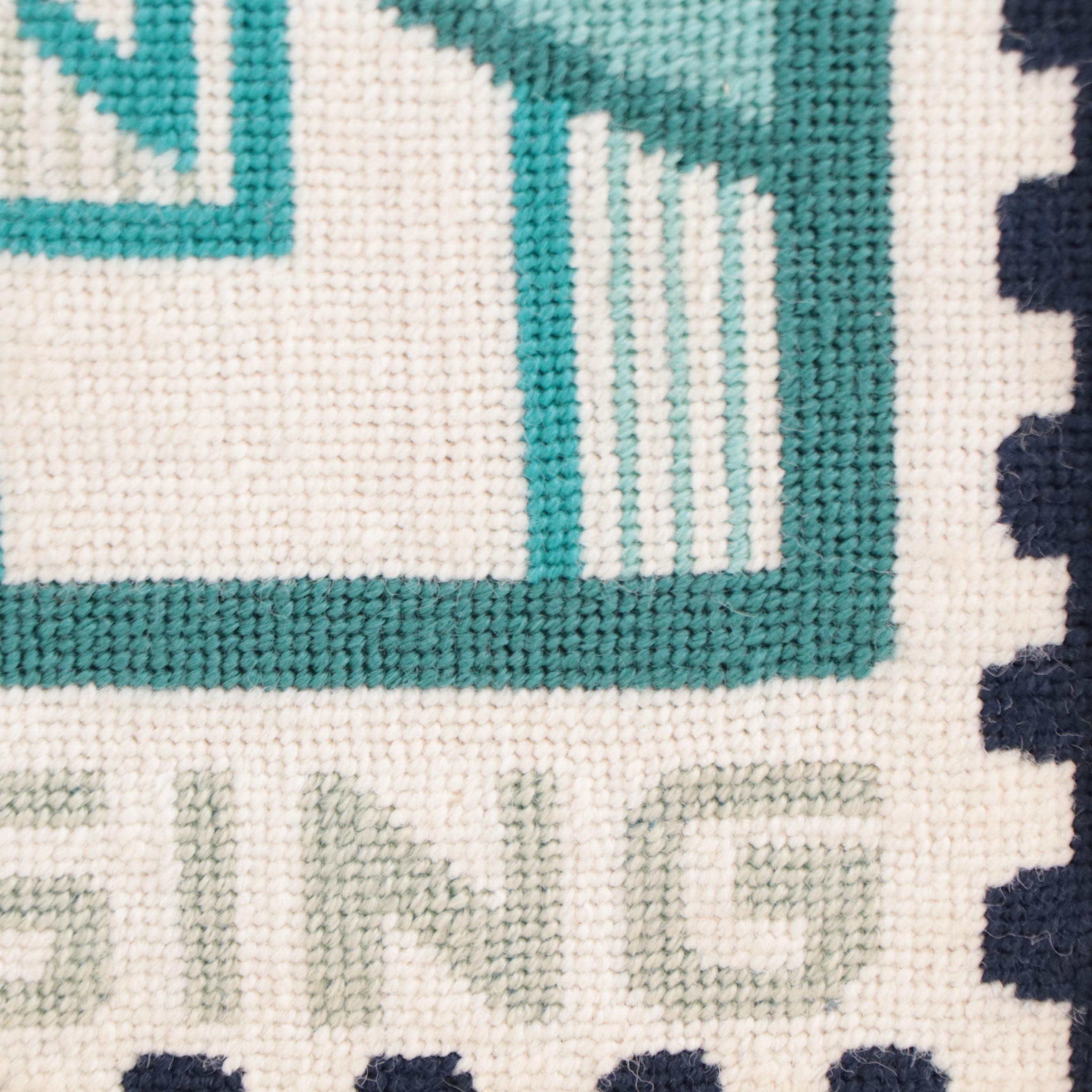 Needlepoint "U.S. Postage Nursing" In Frame