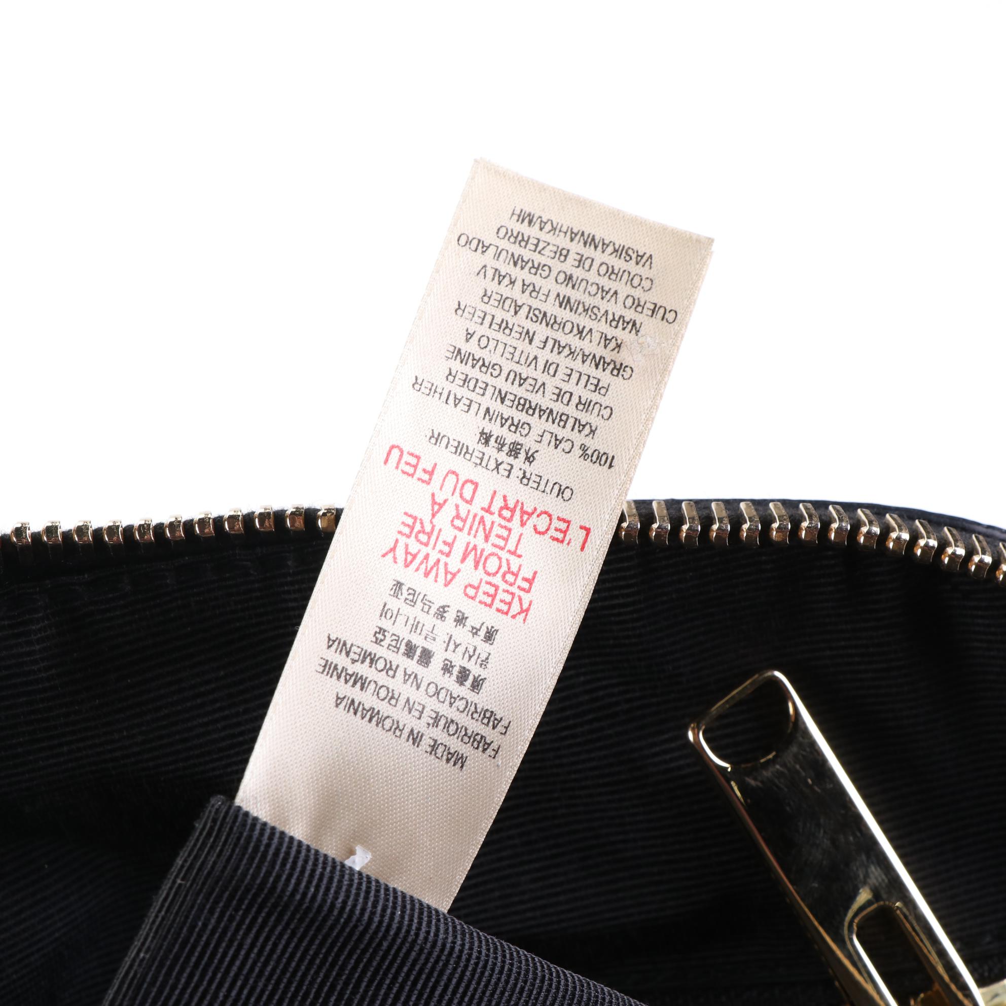 Burberry Embossed Leather Two-Way Bag