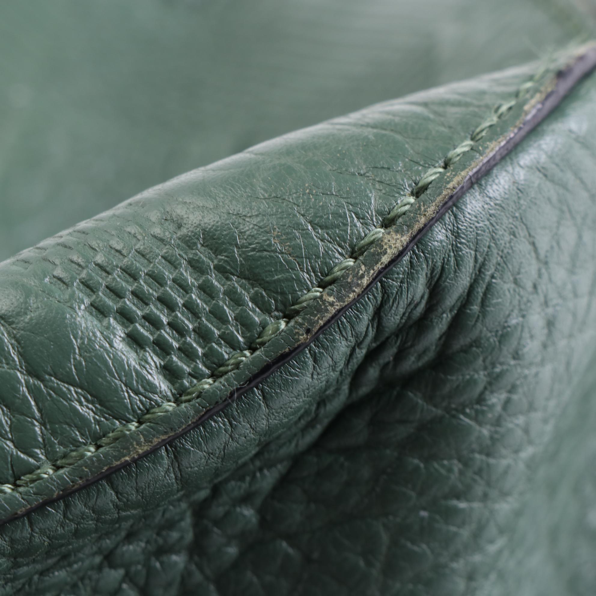 Burberry Embossed Leather Two-Way Bag