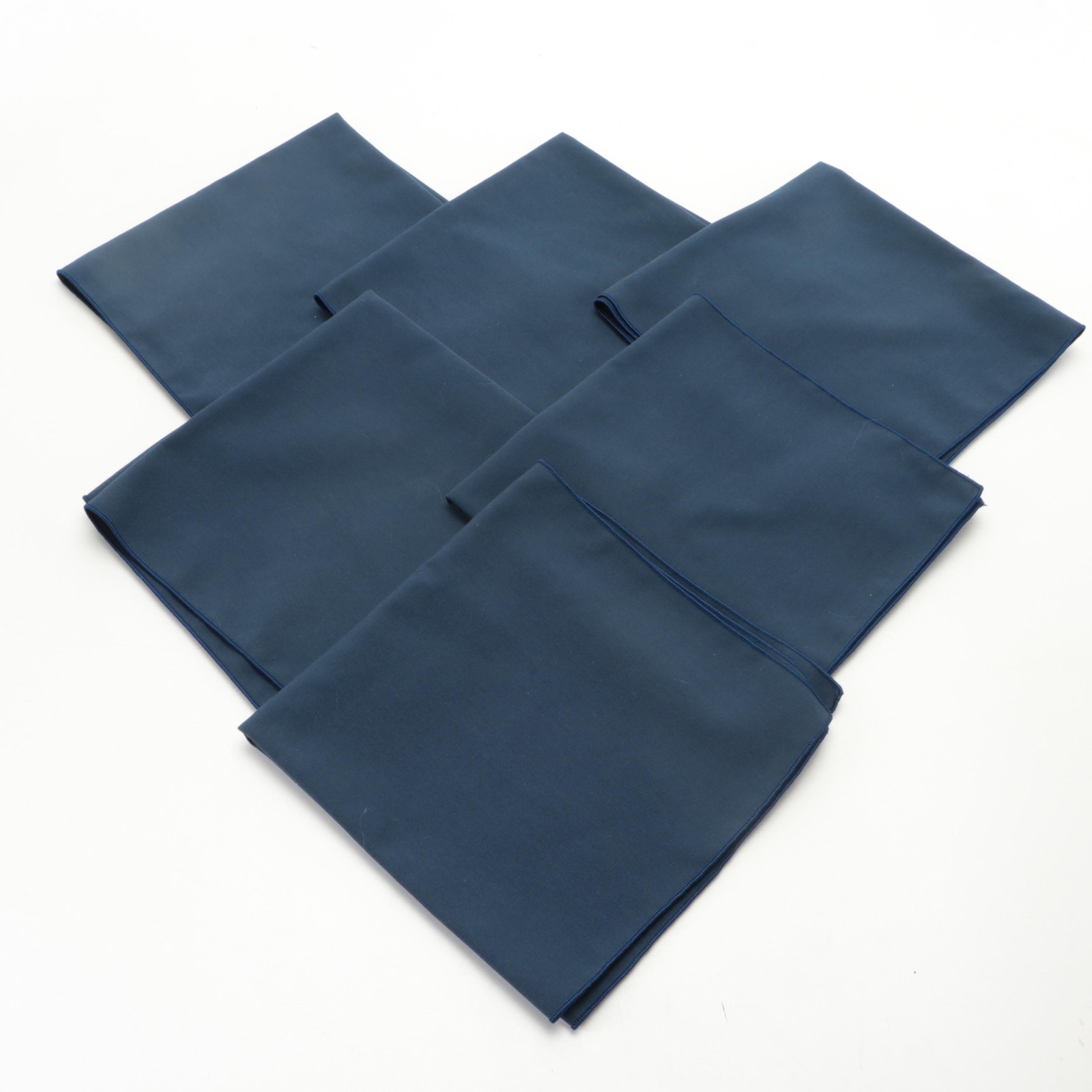 Painted Vinyl Flower Napkin Rings with Cloth Napkins and Tablecloth