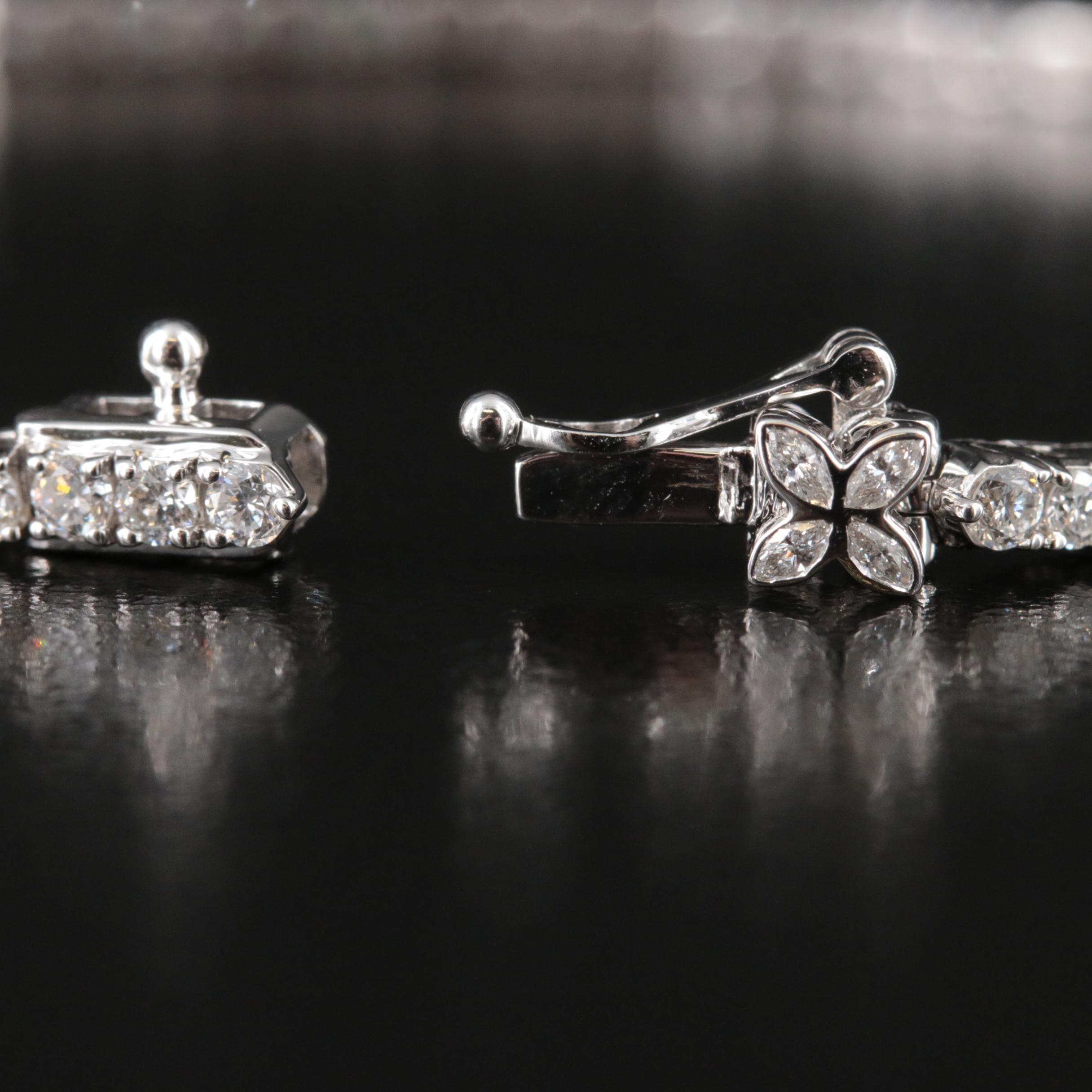 14K 2.98 CTW Lab Grown Diamond Bracelet with IGI Report