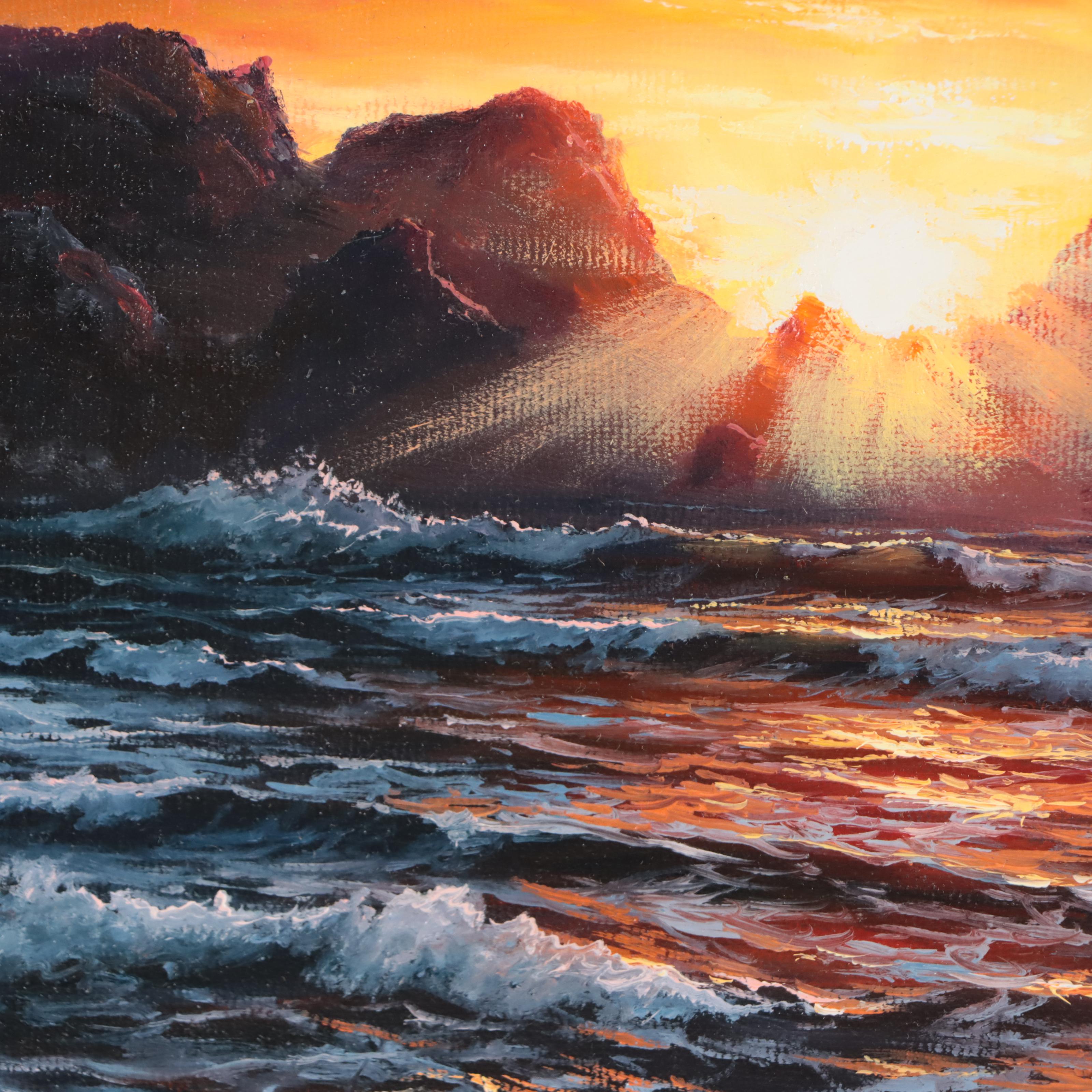 Jevgenijus Litvinas Oil Painting of Seascape