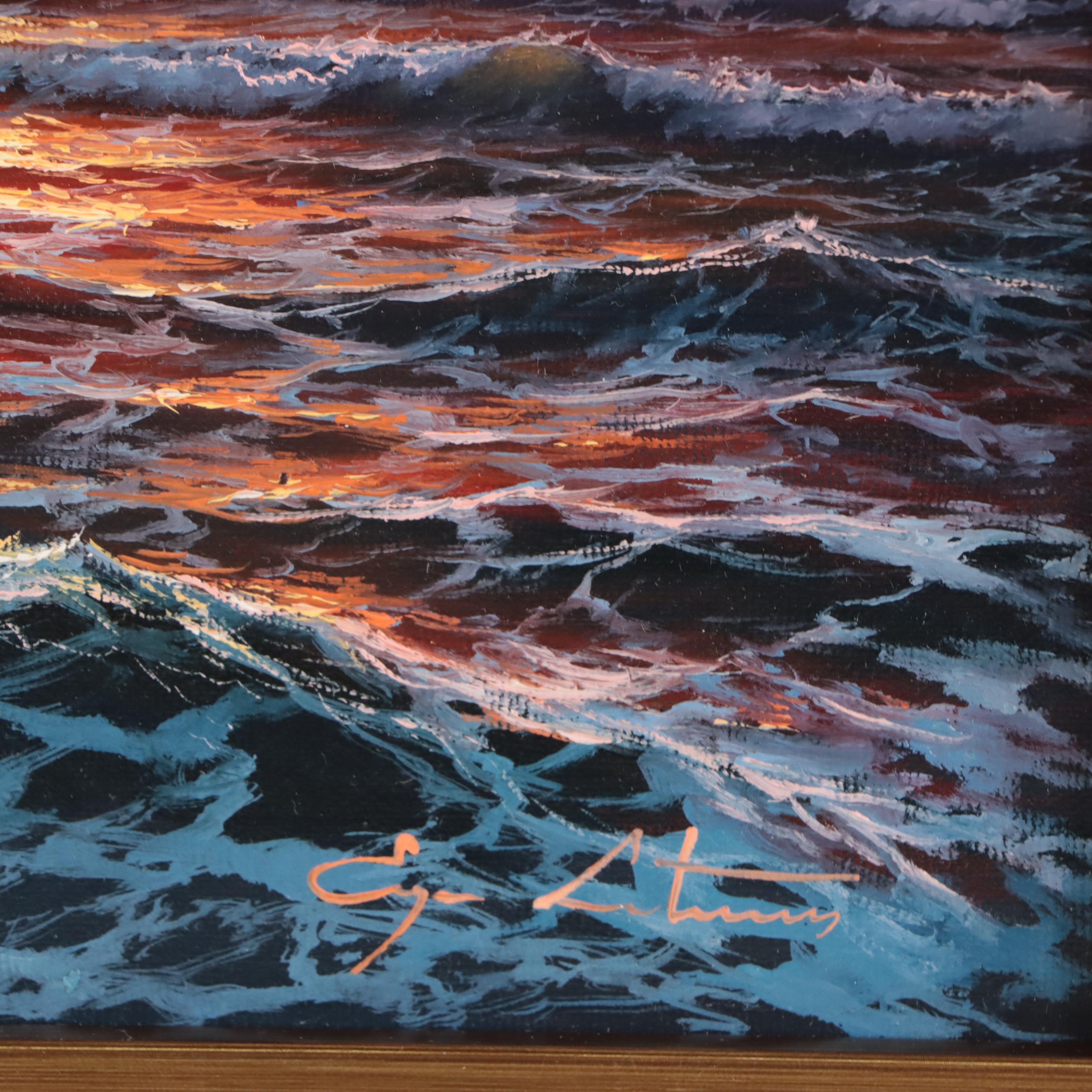 Jevgenijus Litvinas Oil Painting of Seascape