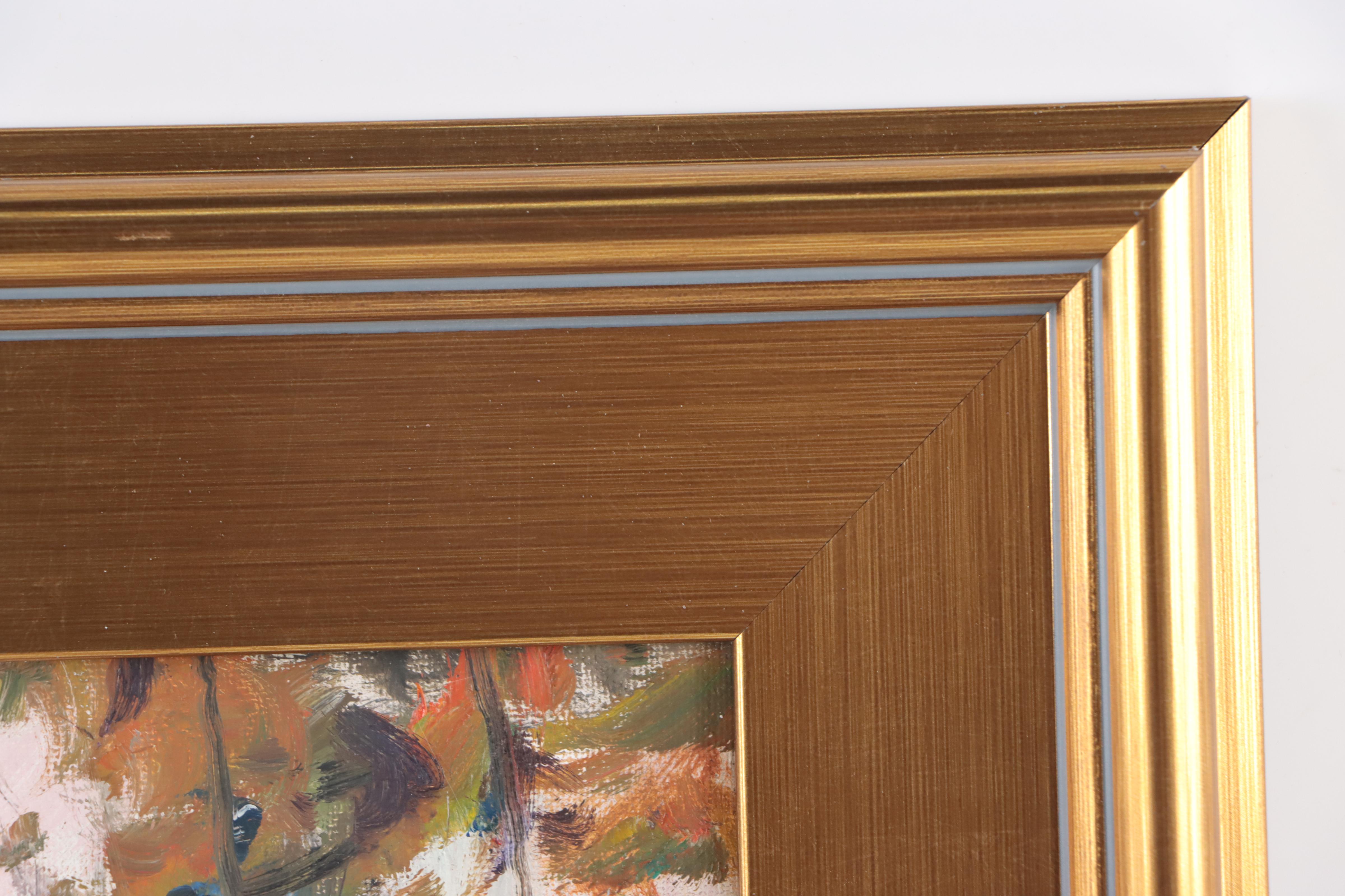 R. M. Mortensen Oil Painting of Landscape