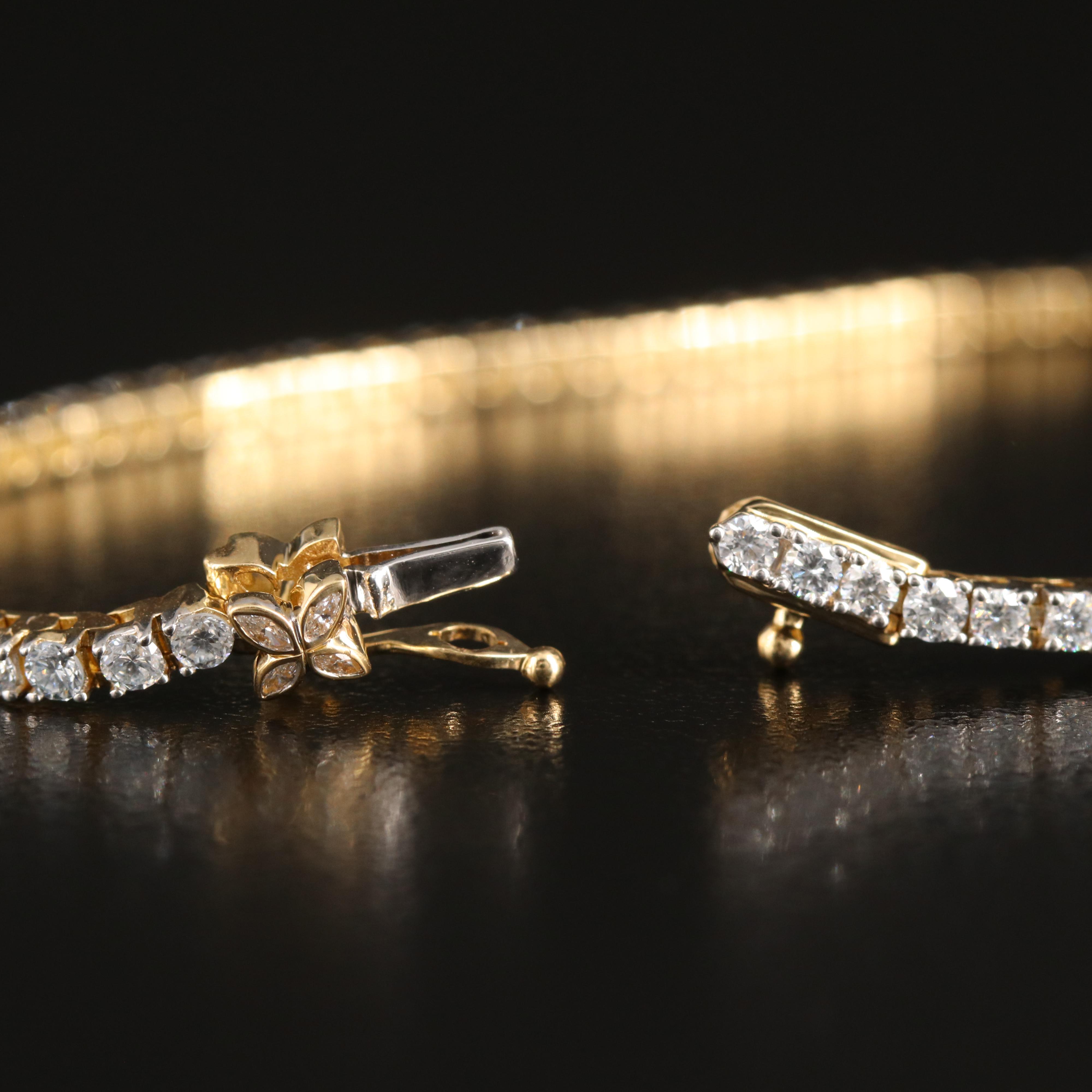 14K 3.00 CTW Lab Grown Diamond Line Bracelet