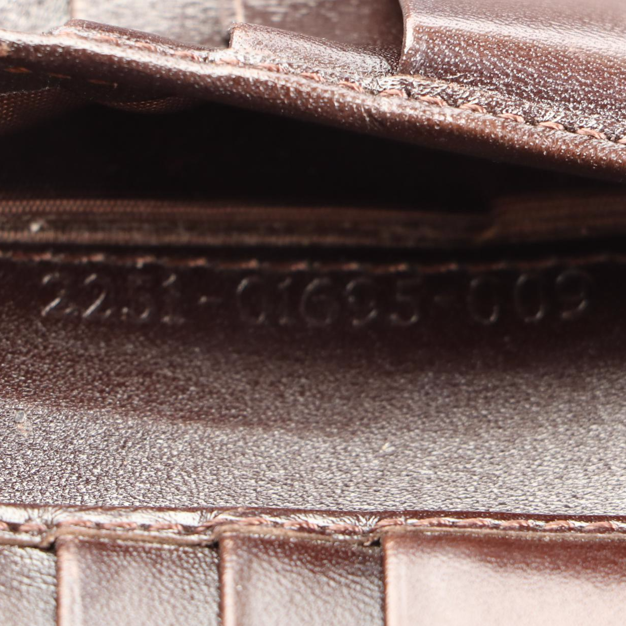 Fendi Flap Front Compact Wallet in Tobacco Zucca Canvas and Leather