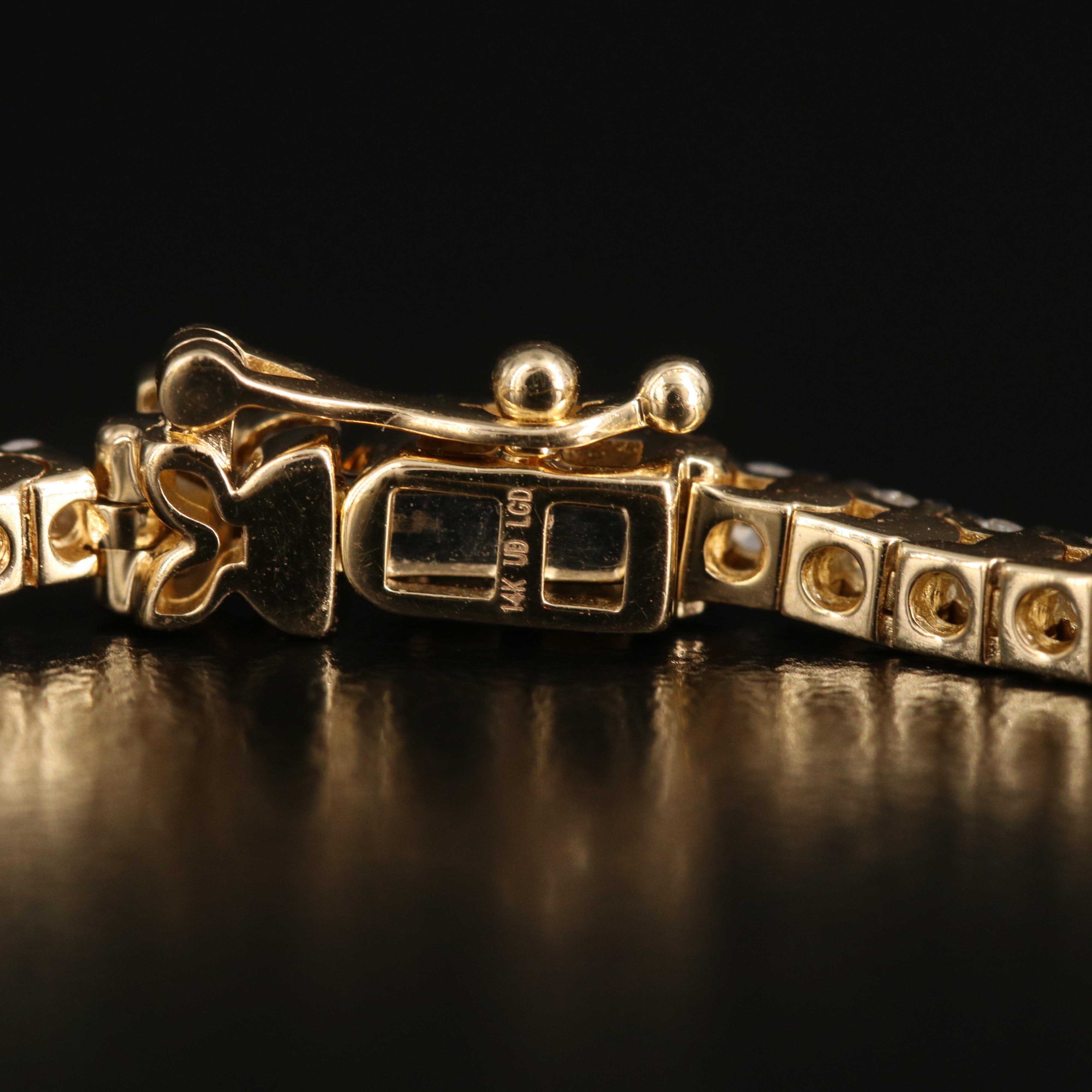 14K 3.00 CTW Lab Grown Diamond Line Bracelet