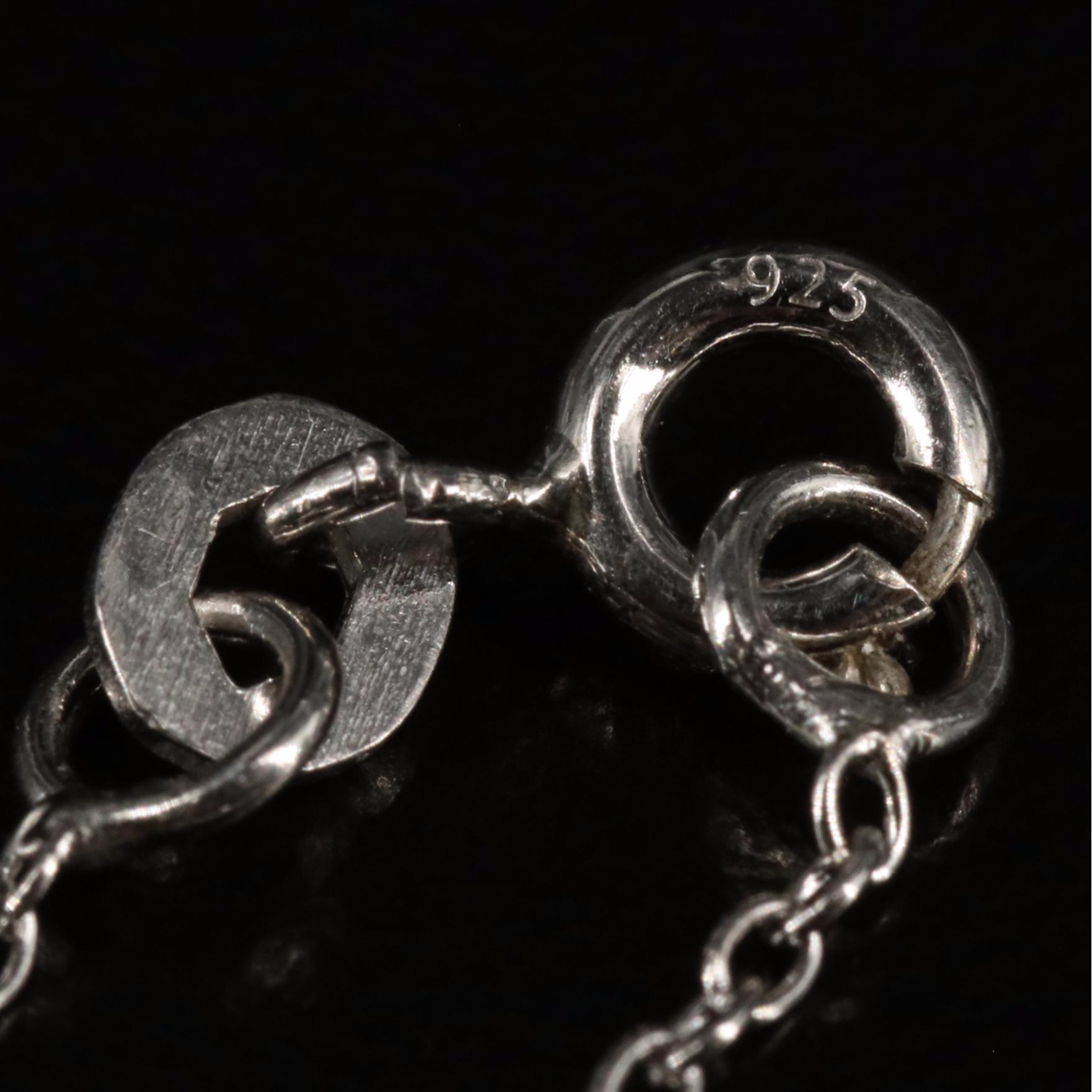 Sterling Moonstone and White Topaz Pendant Necklace