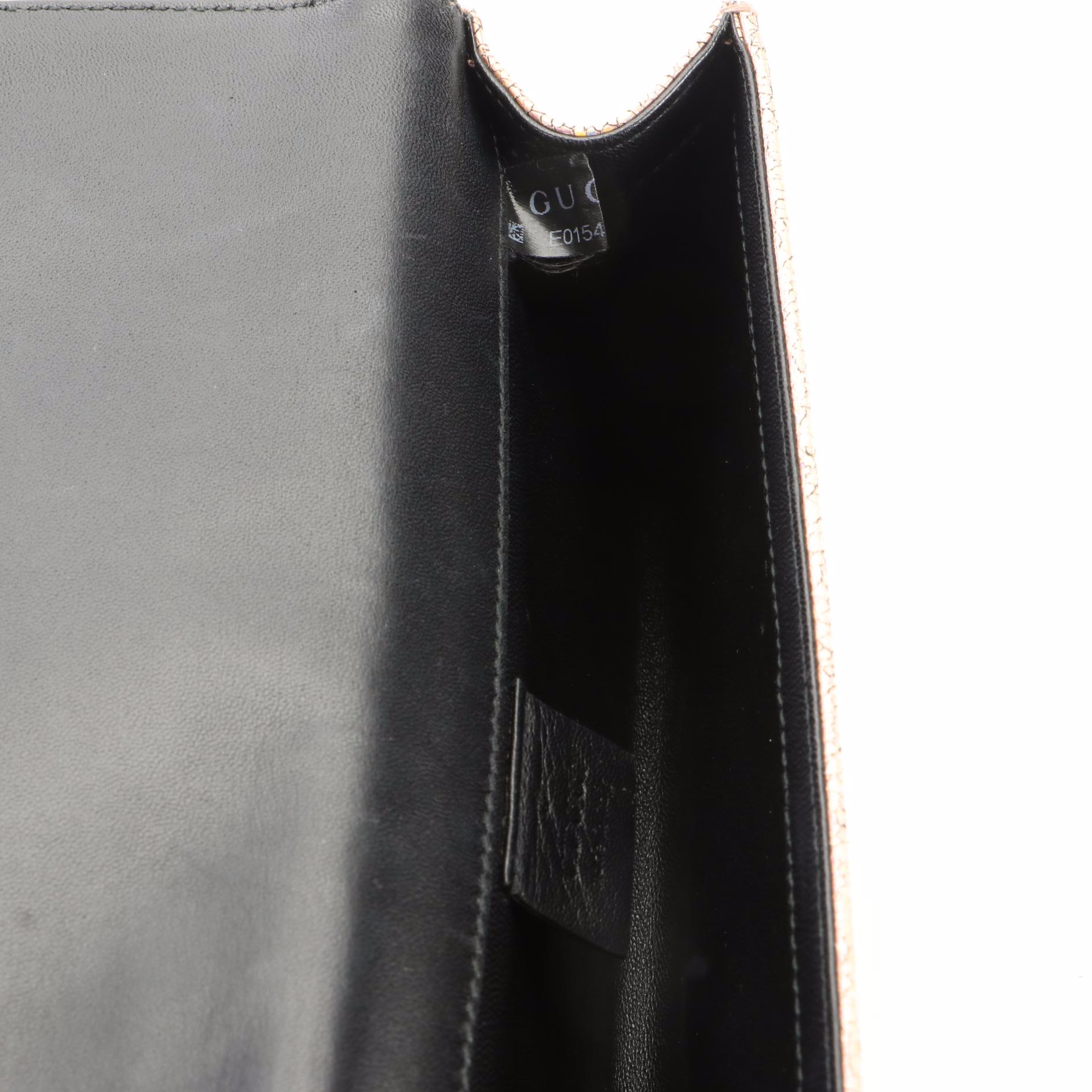 Gucci Broadway Clutch in Hologram Metallic Leather