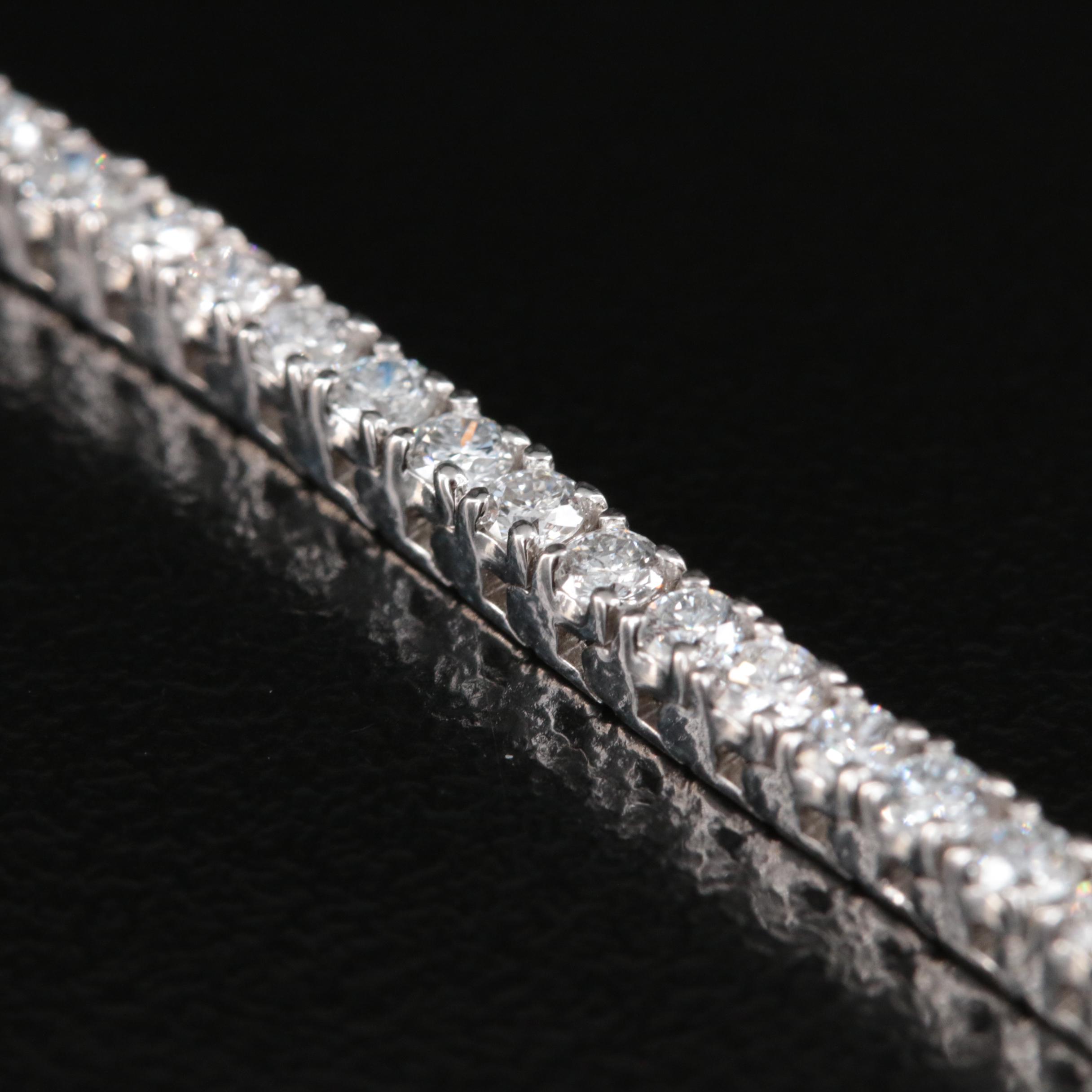 14K 3.00 CTW Lab Grown Diamond Bracelet with IGI Report